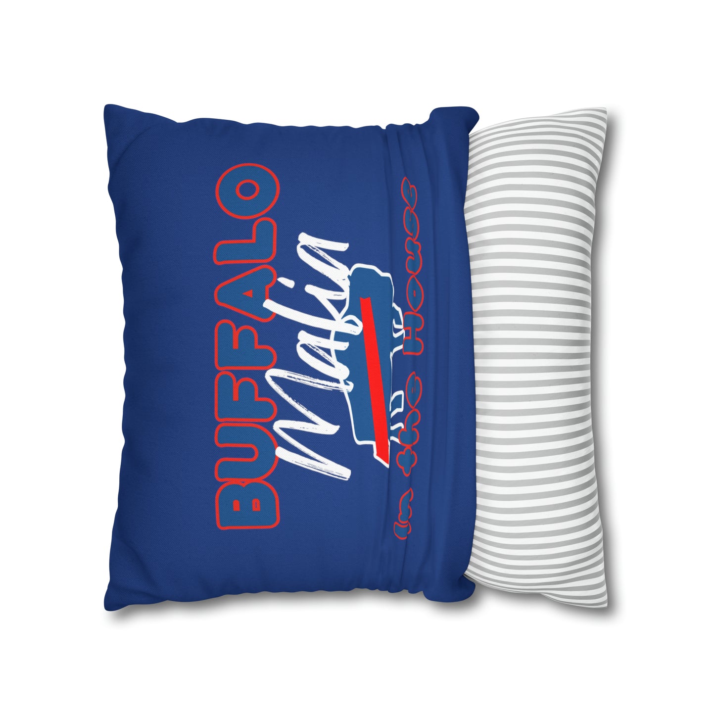 Buffalo Mafia Spun Polyester Square Pillow Case