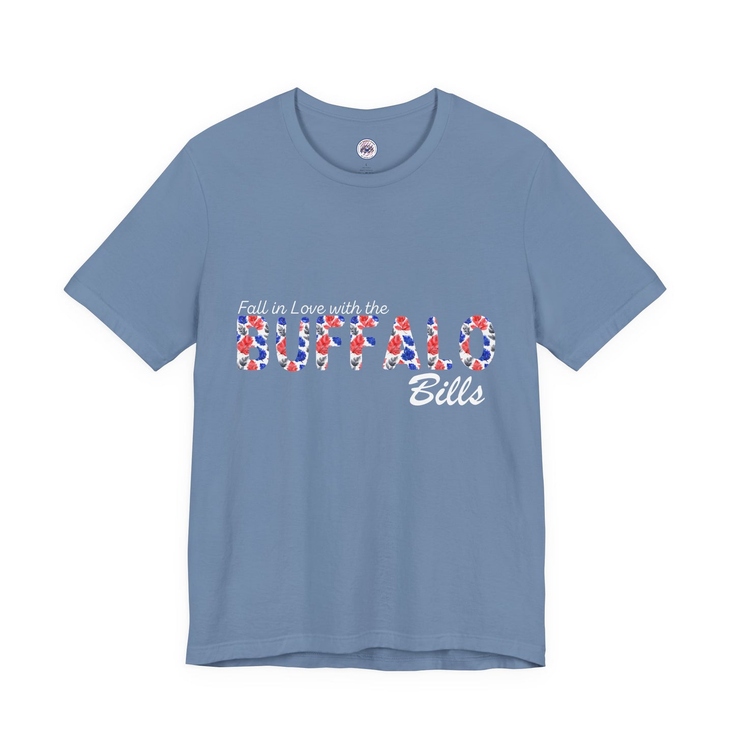 Fall in Love with the Bills Watercolor Leaves T-Shirt
