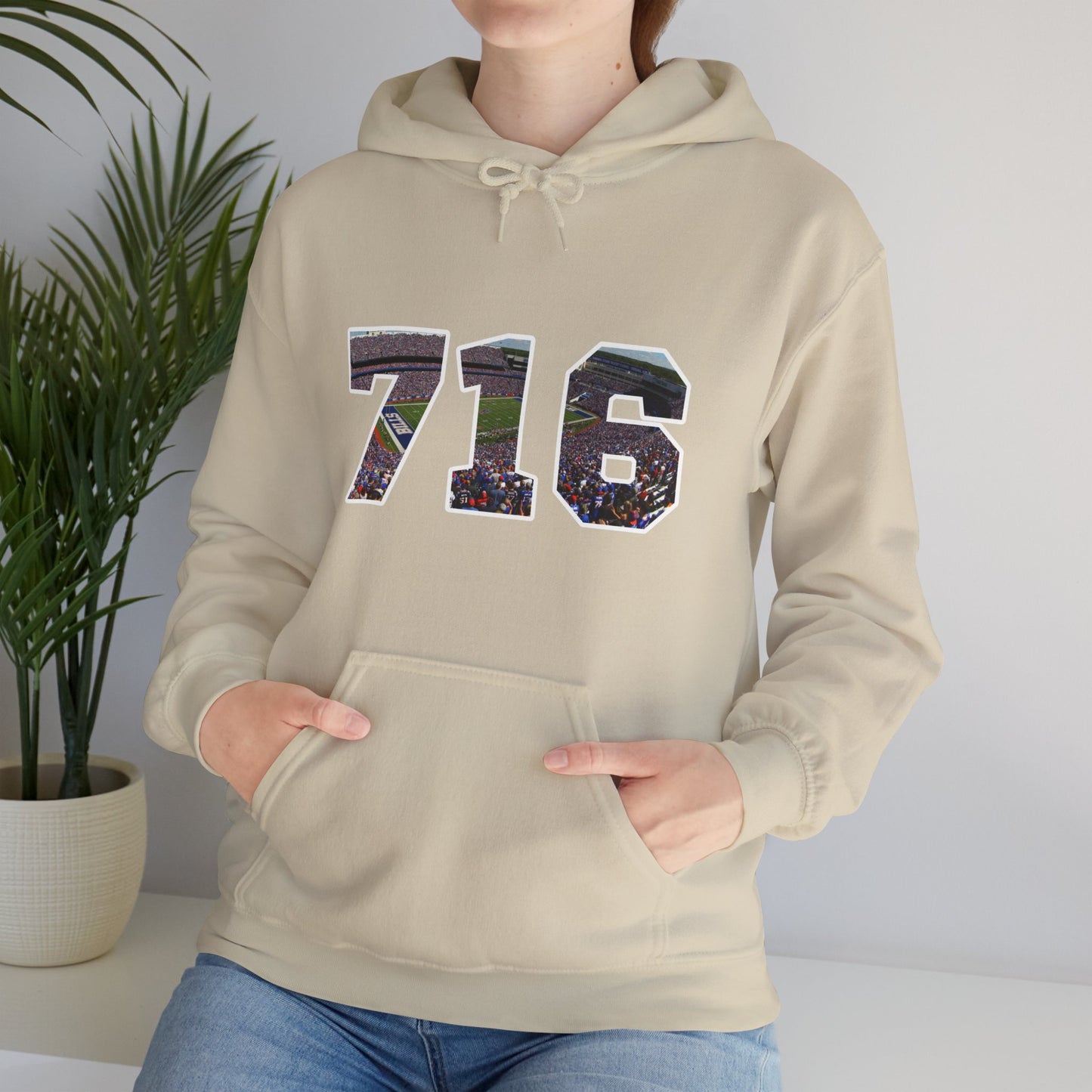 716 Buffalo Bills Stadium Unisex Heavy Blend™ Hooded Sweatshirt