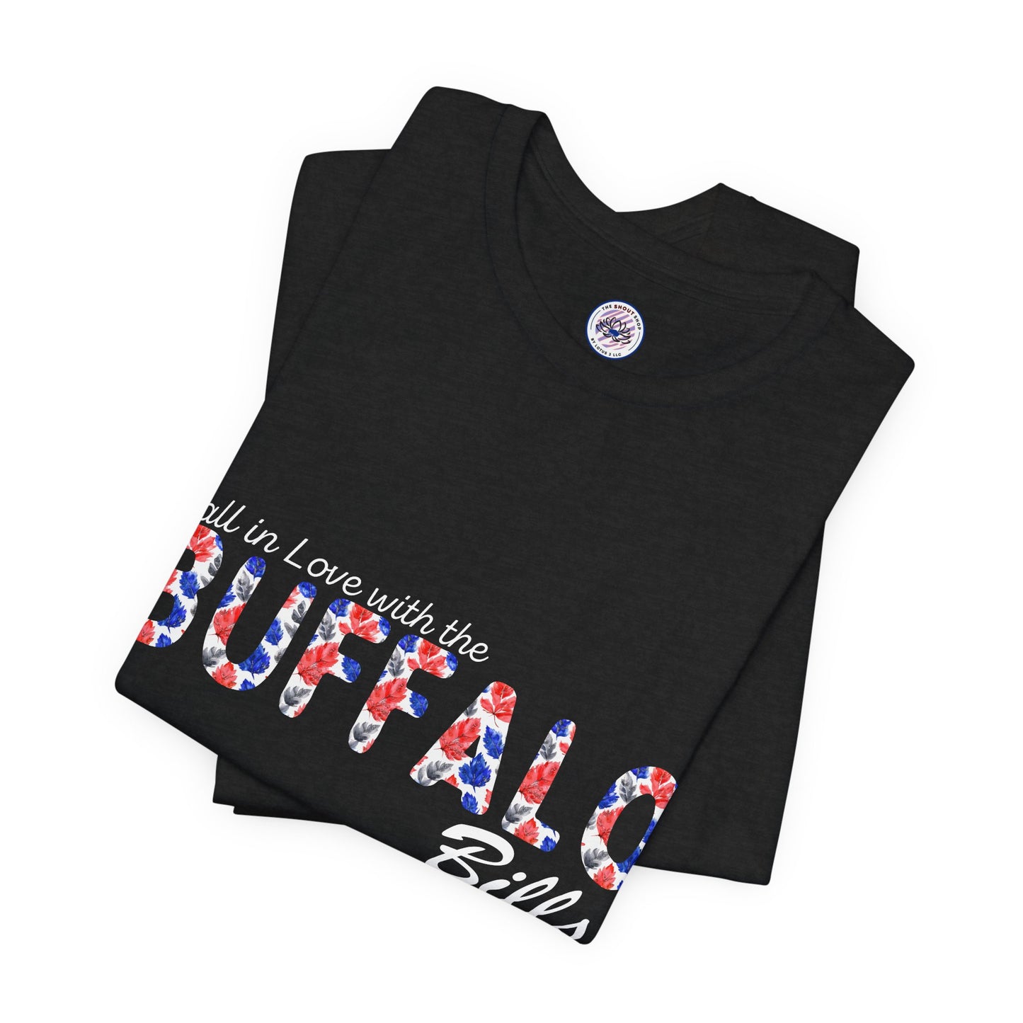 Fall in Love with the Bills Watercolor Leaves T-Shirt