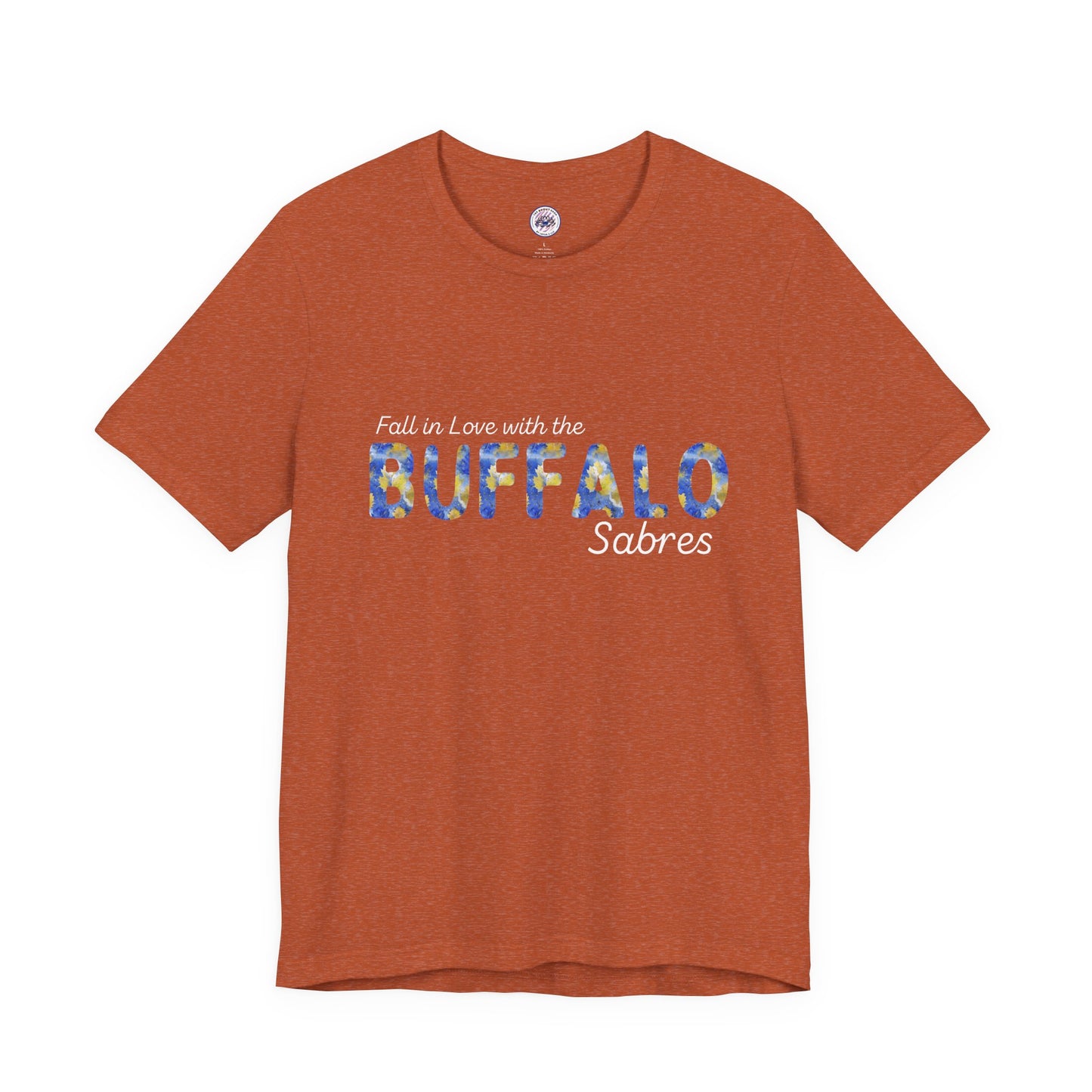 Watercolor Buffalo Sabres Leaves T-Shirt (Where else would you rather be...)