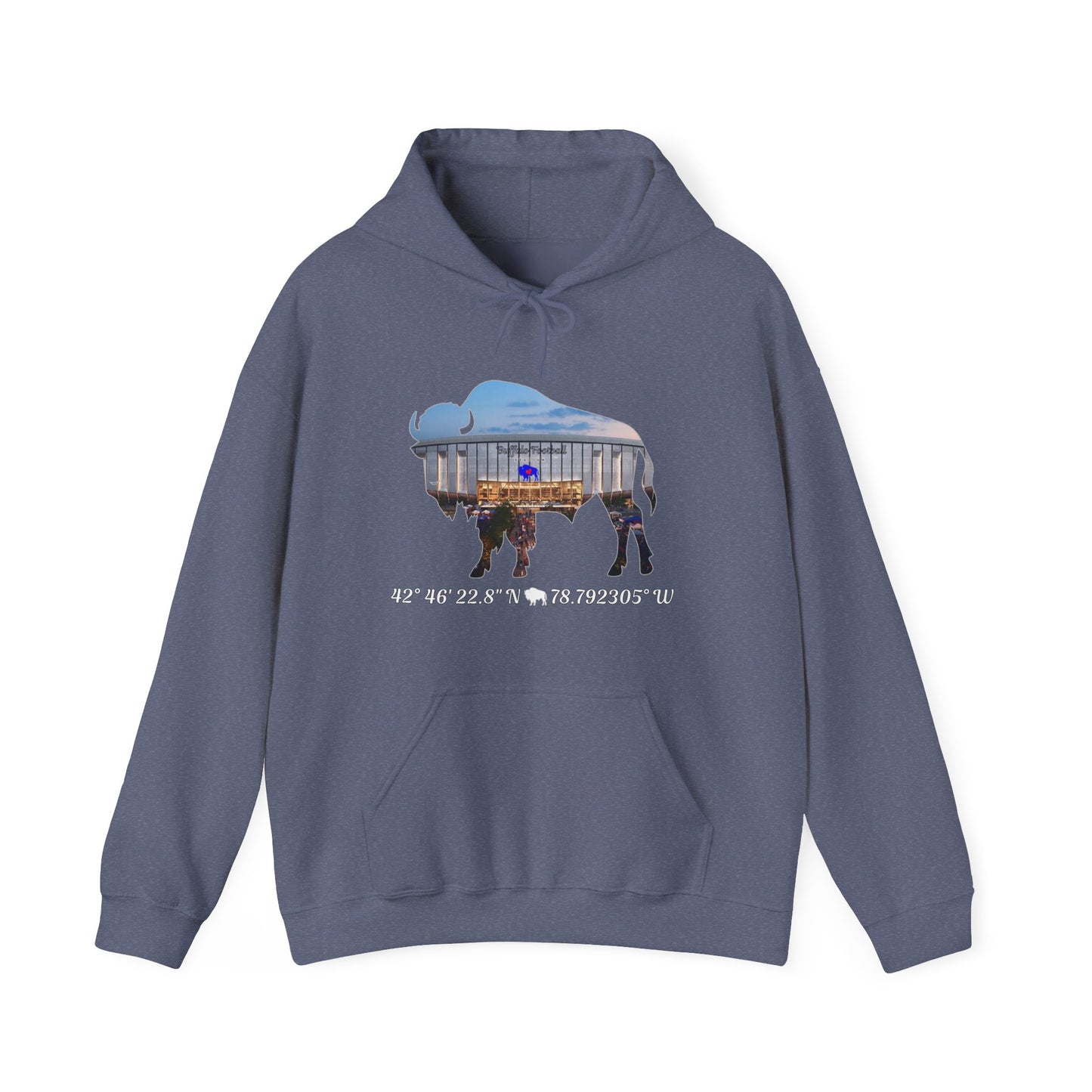 Welcome to Buffalo Football's New Stadium Unisex Heavy Blend™ Hooded Sweatshirt
