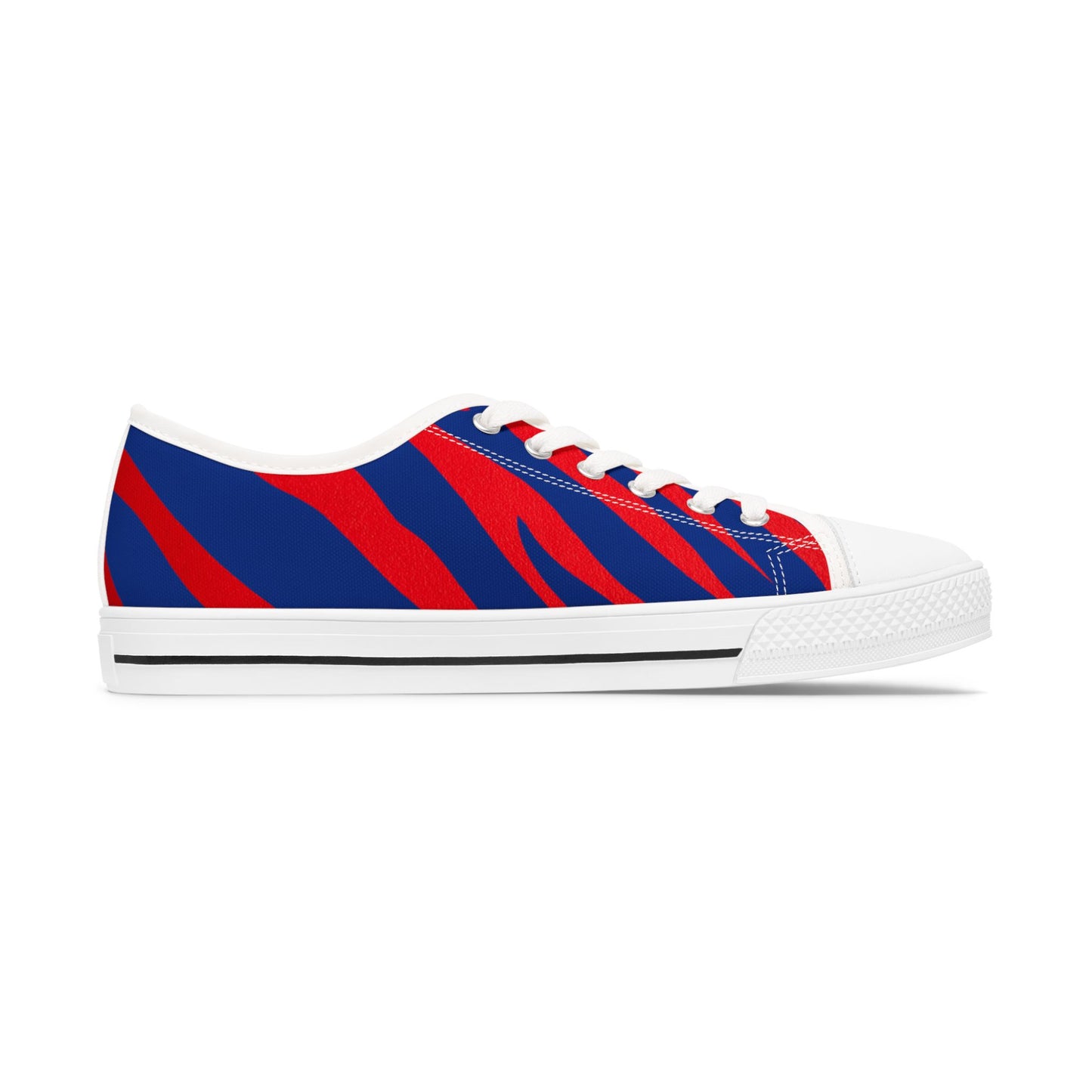 Wild About Buffalo Stripes Women's Low Top Sneakers