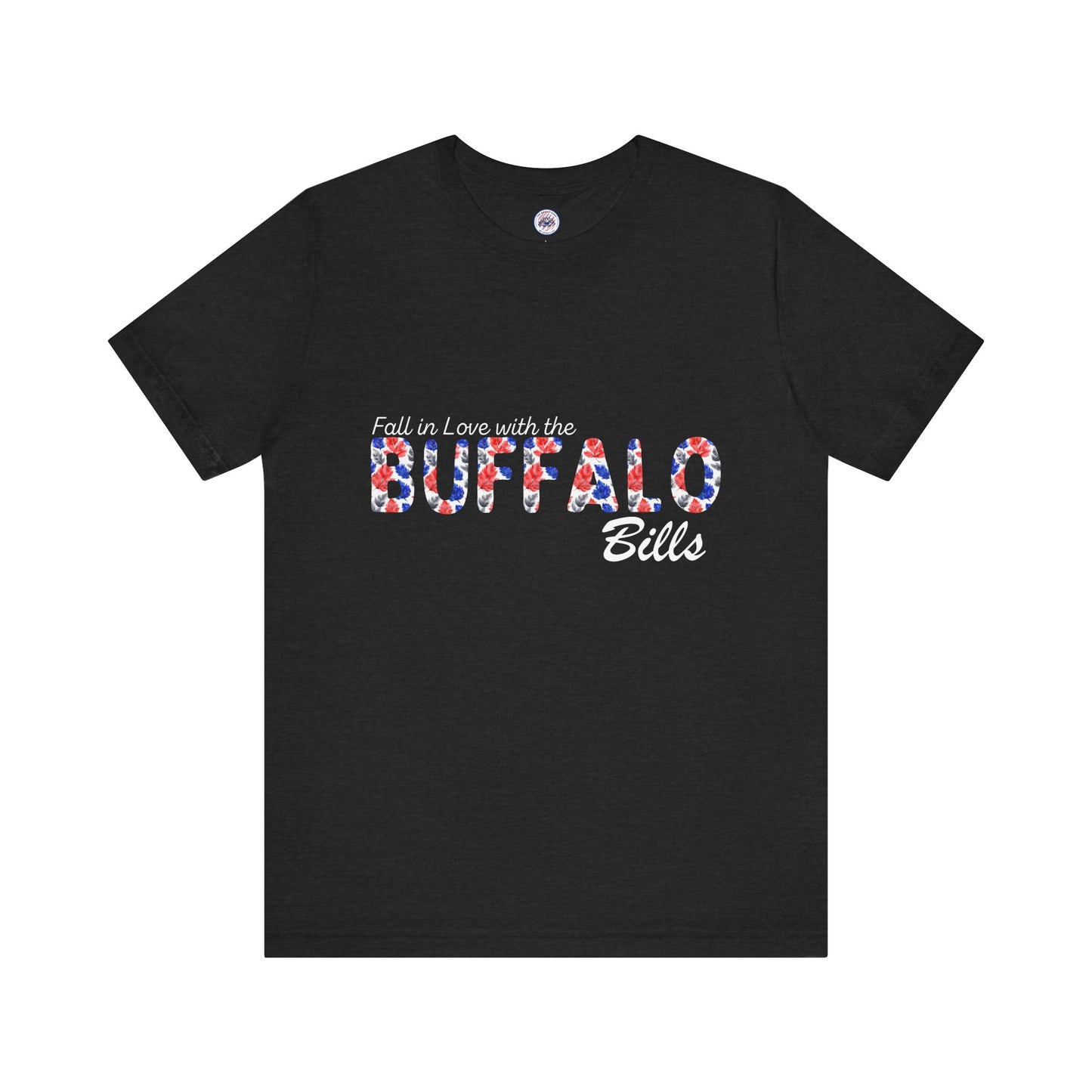 Fall in Love with the Bills Watercolor Leaves T-Shirt