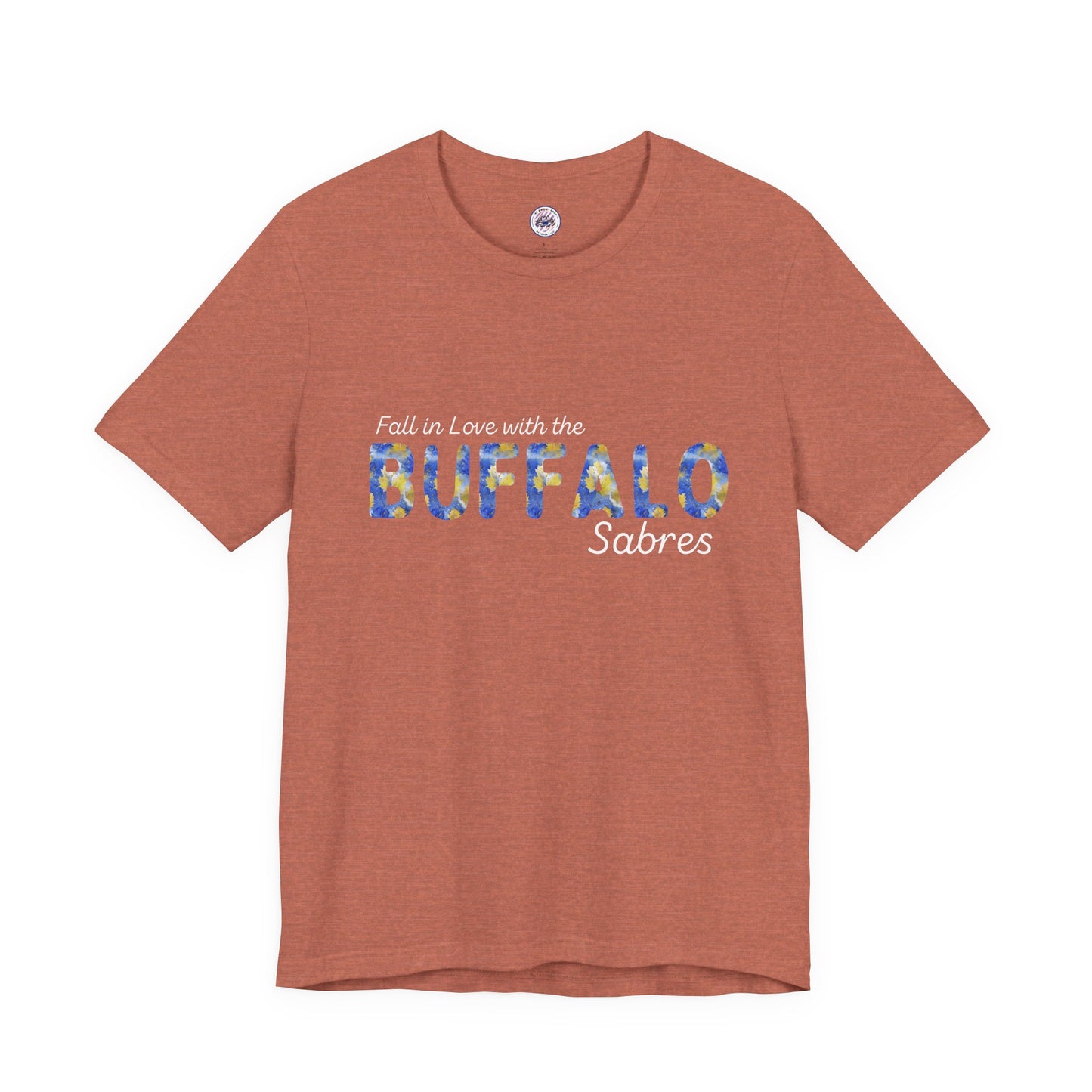 Watercolor Buffalo Sabres Leaves T-Shirt (Where else would you rather be...)