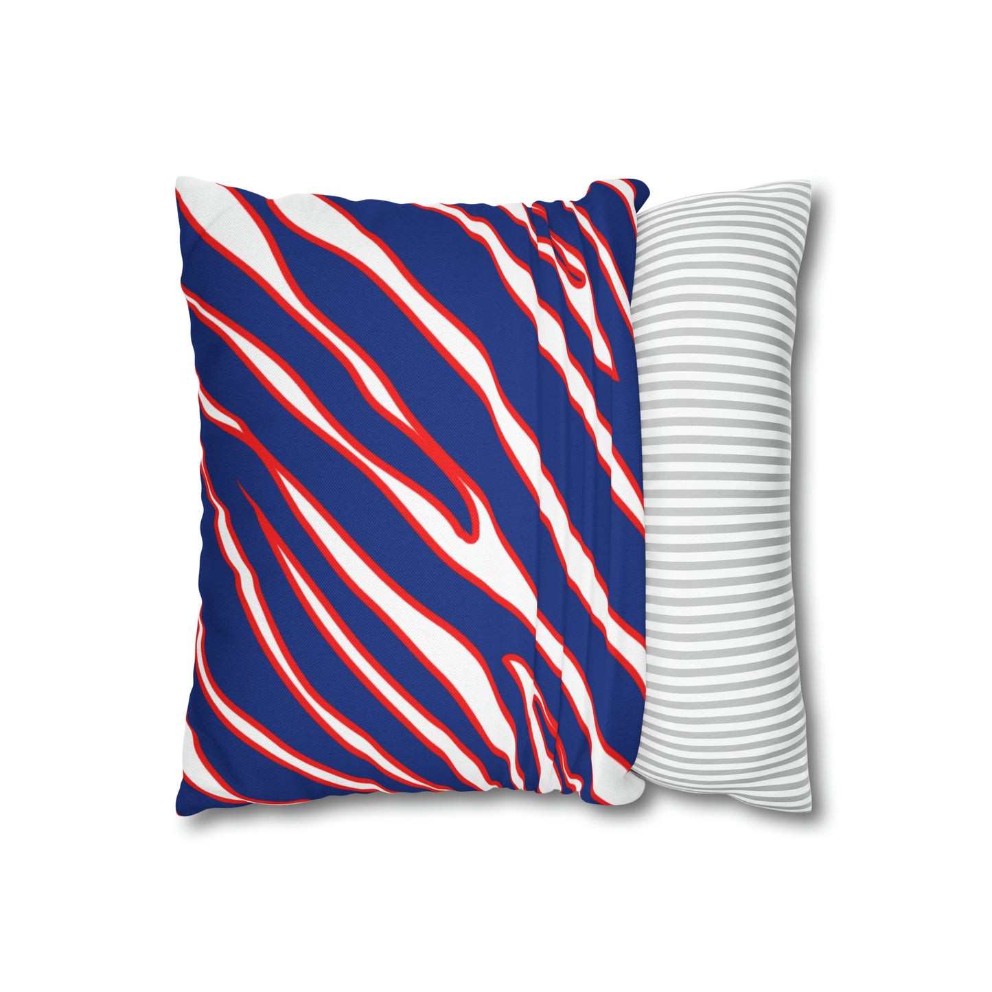 Zubaz Buffalo Bills Spun Polyester Square Pillow Case