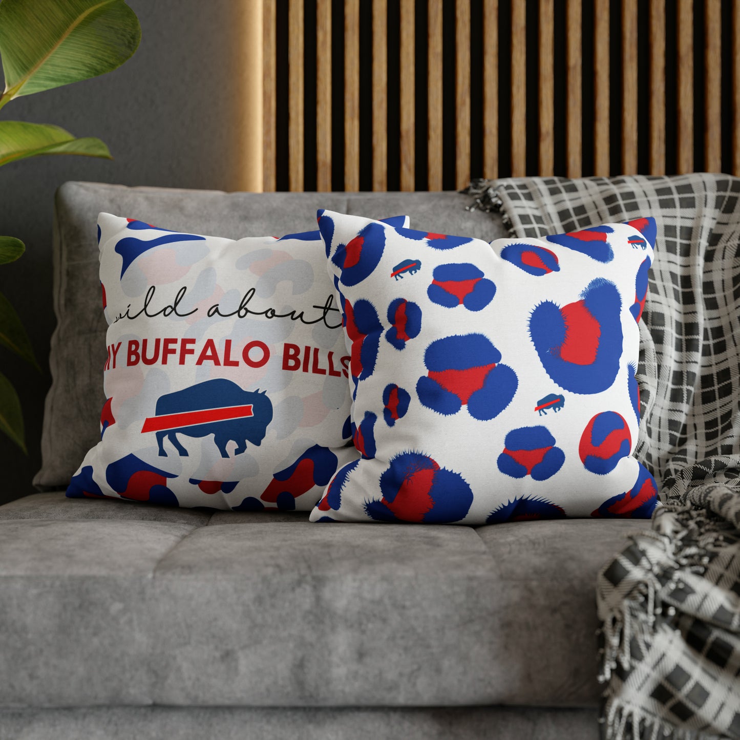 Wild About My Buffalo Bills Pillow Case