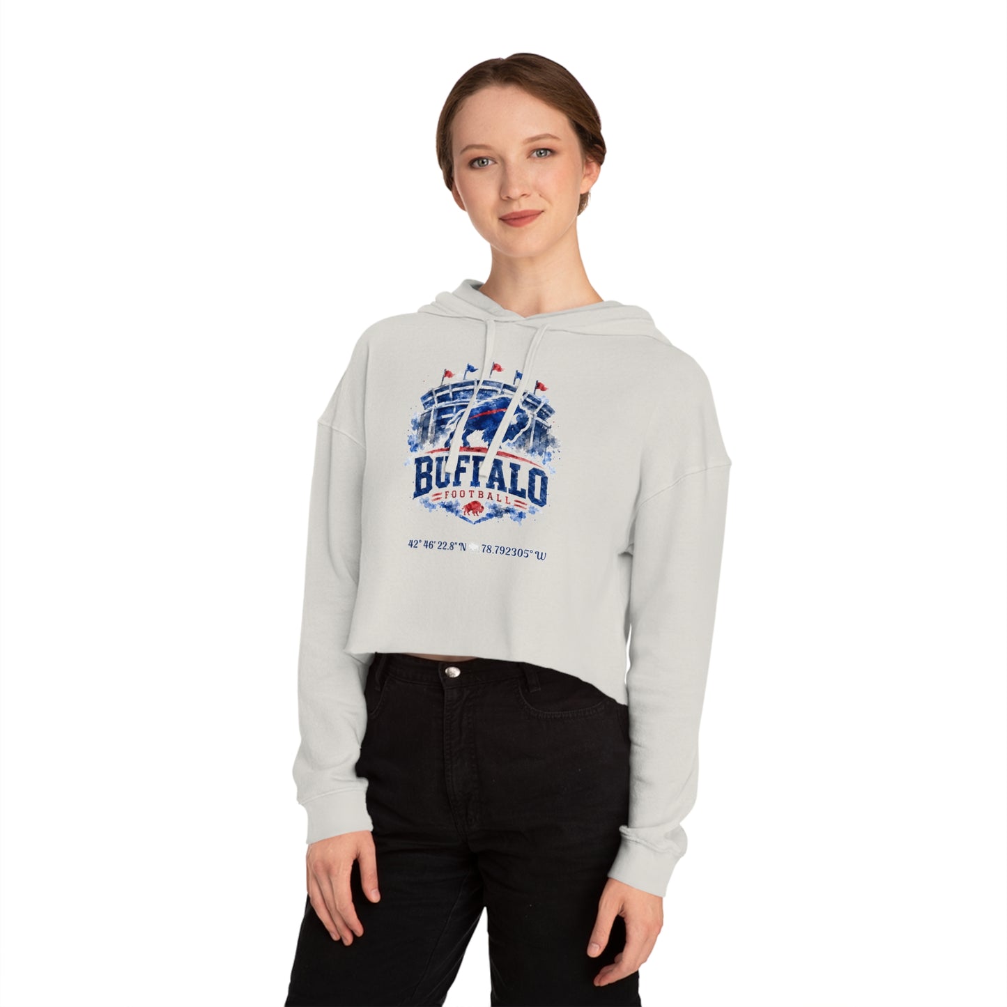 MASTER Women’s  Cropped Hooded Sweatshirt