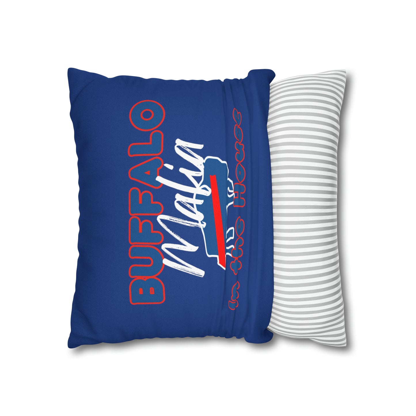 Buffalo Mafia Spun Polyester Square Pillow Case