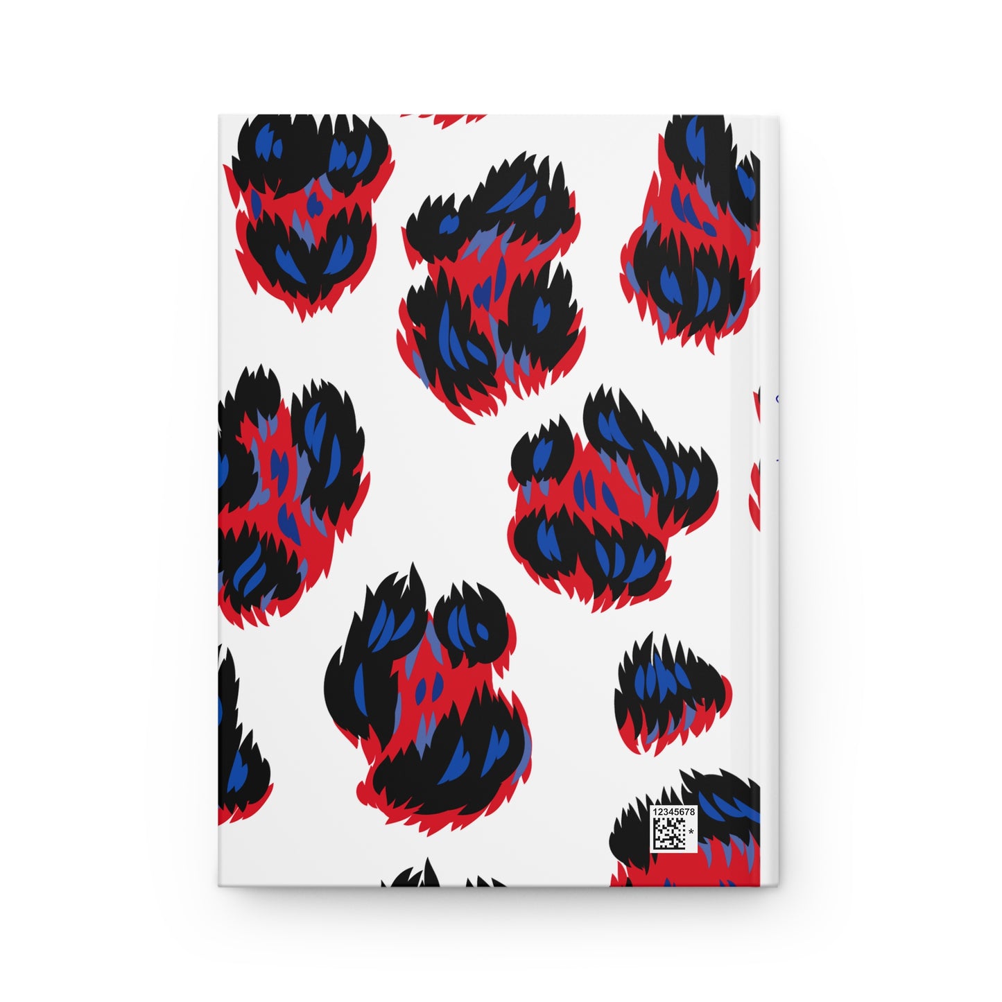 Wild About BUFFALO 6" x 9" 150 Page (75 sheets) white lined paper Hardcover Journal Paw Print Design