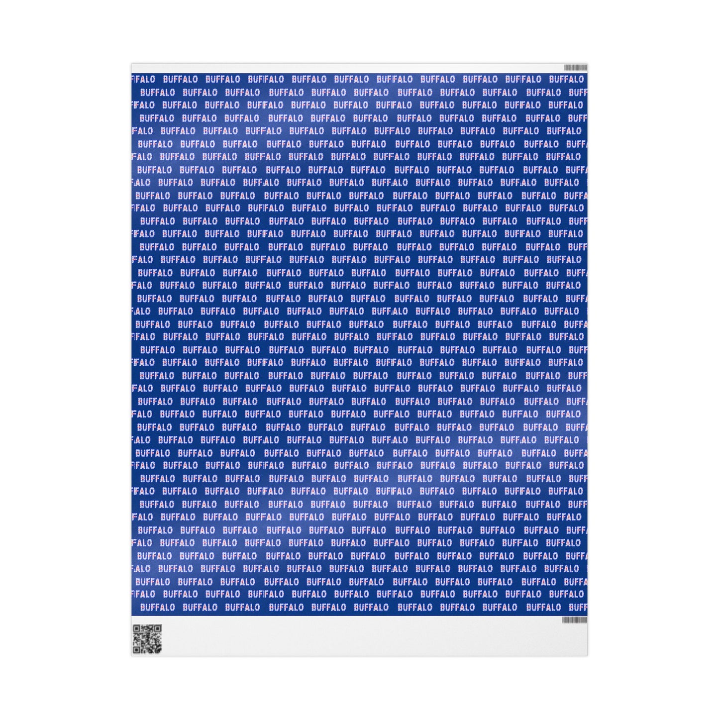 Buffalo Blue Wrapping Paper