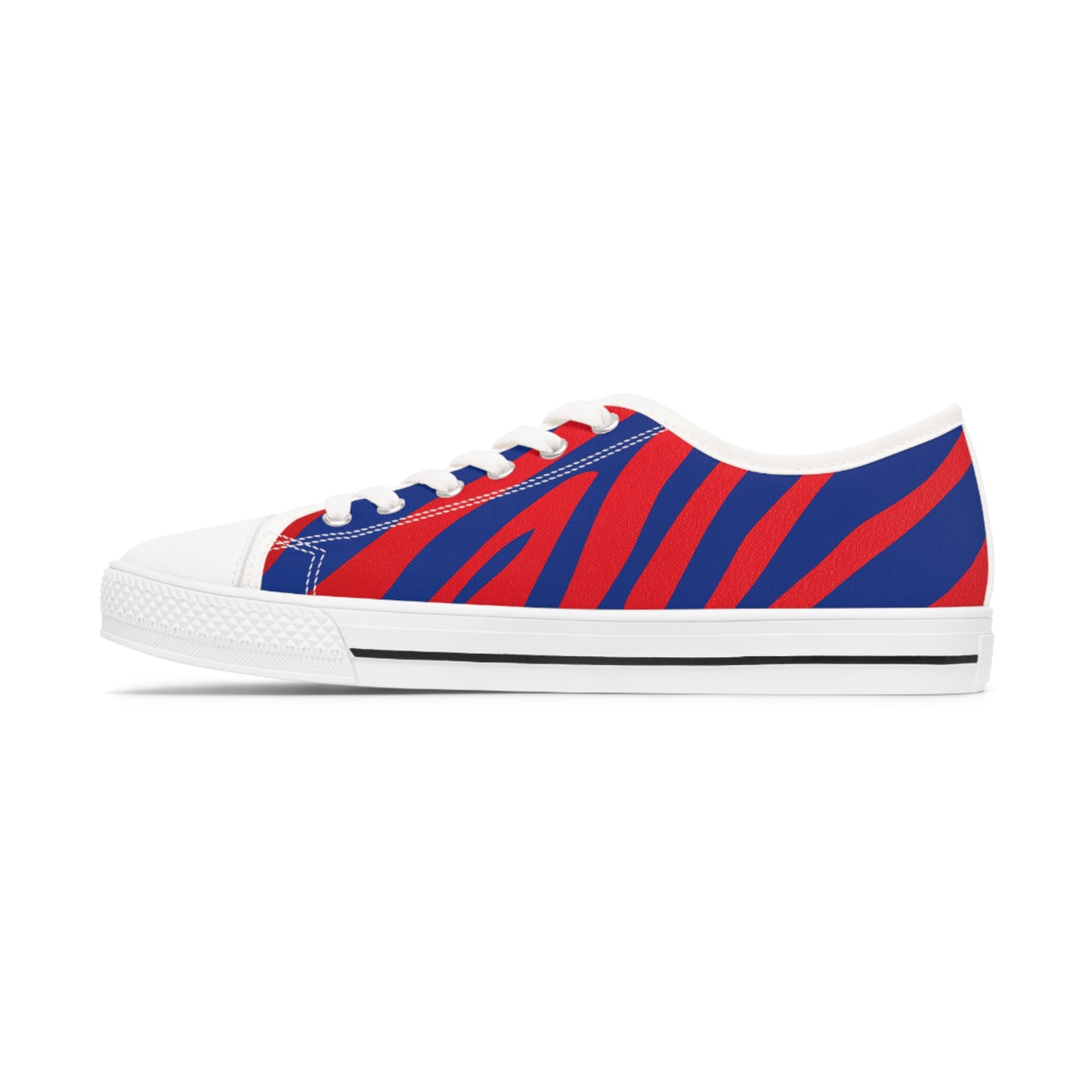 Wild About Buffalo Stripes Women's Low Top Sneakers