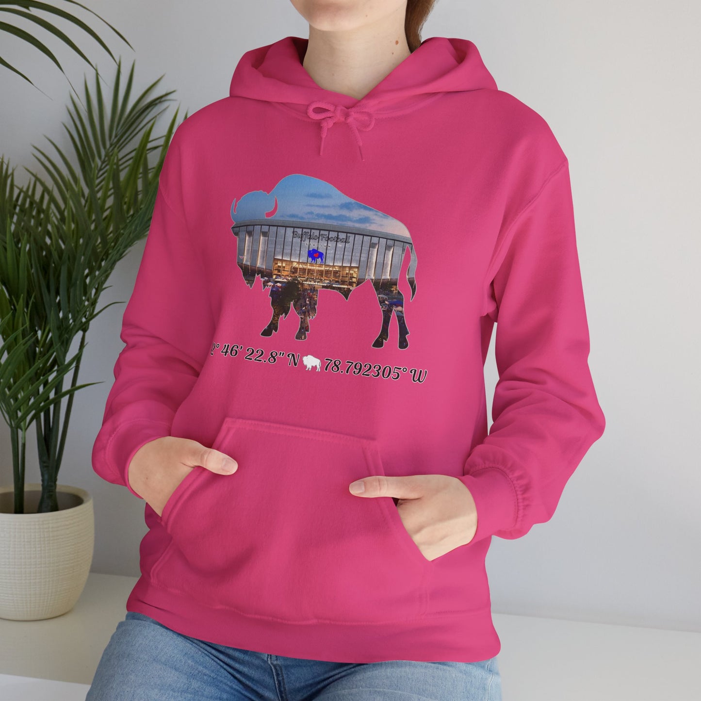 Welcome to Buffalo Football's New Stadium Unisex Heavy Blend™ Hooded Sweatshirt