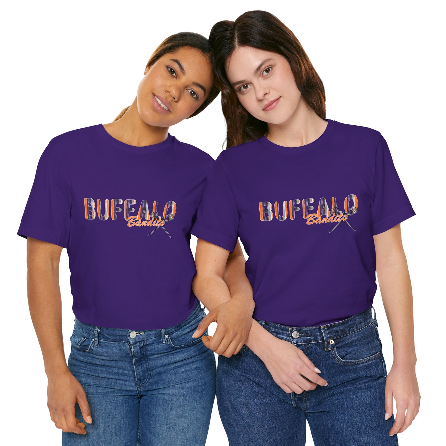 Bandits Watercolor Buffalo Unisex Short Sleeve Tee