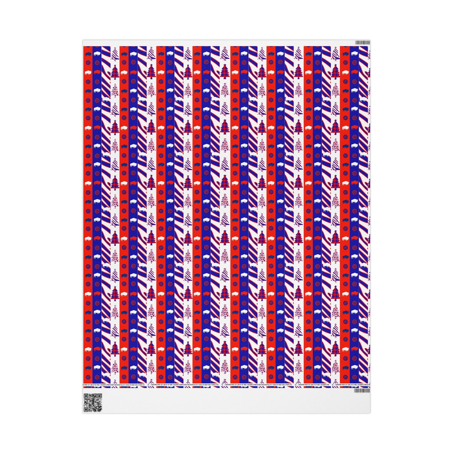 Buffalo Bills HOLIDAY ICON Wrapping Papers