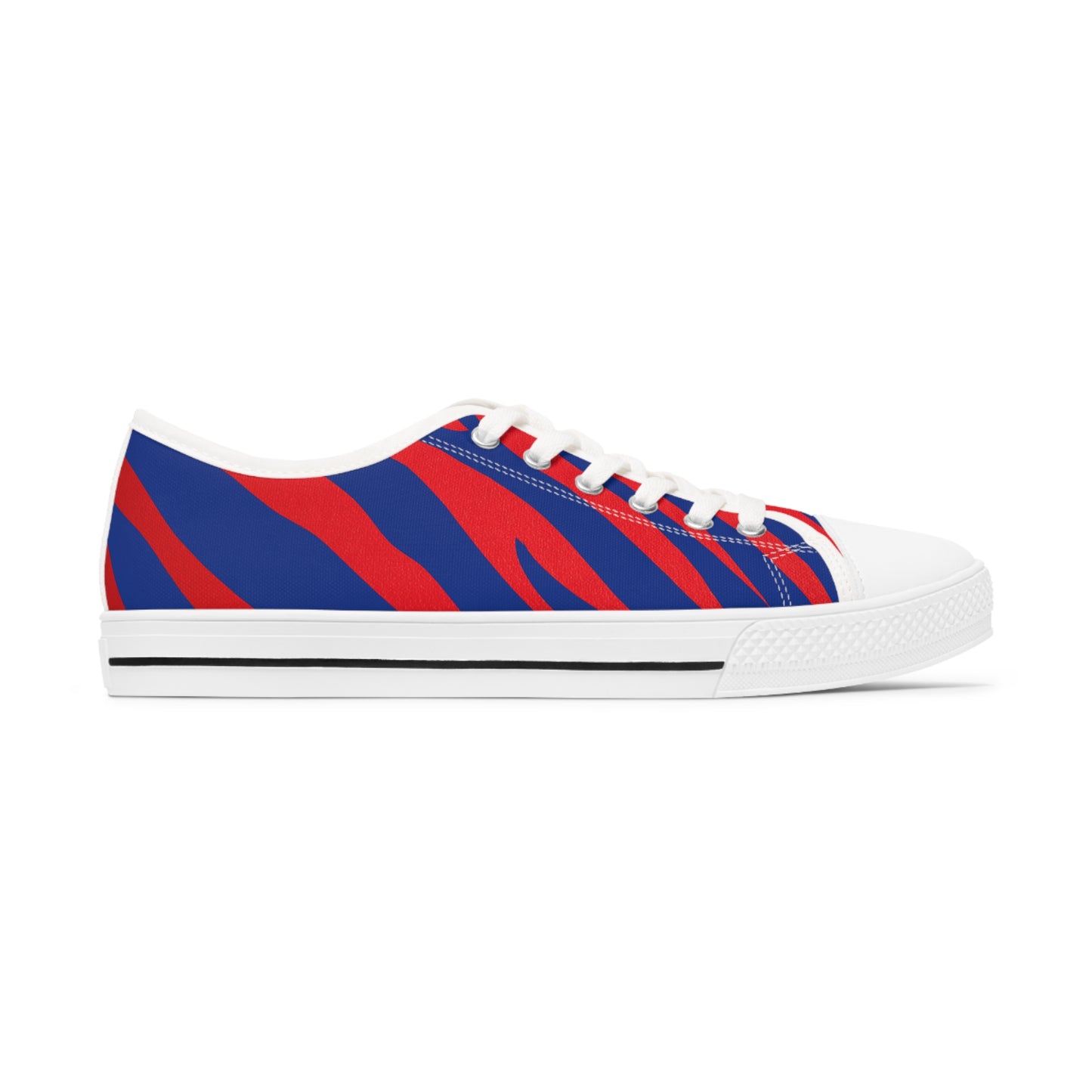 Wild About Buffalo Stripes Women's Low Top Sneakers