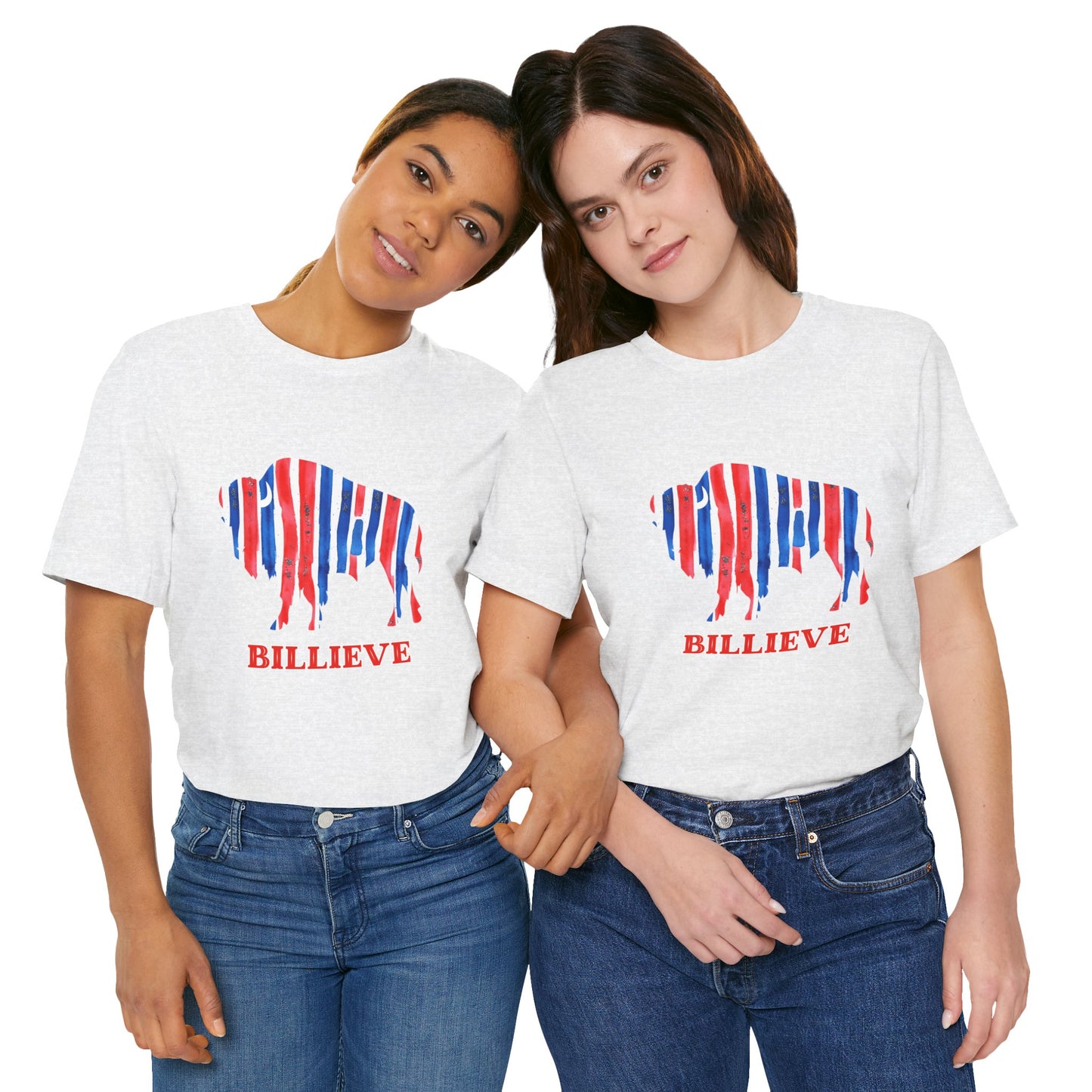 Watercolor Buffalo Unisex Short Sleeve Tee