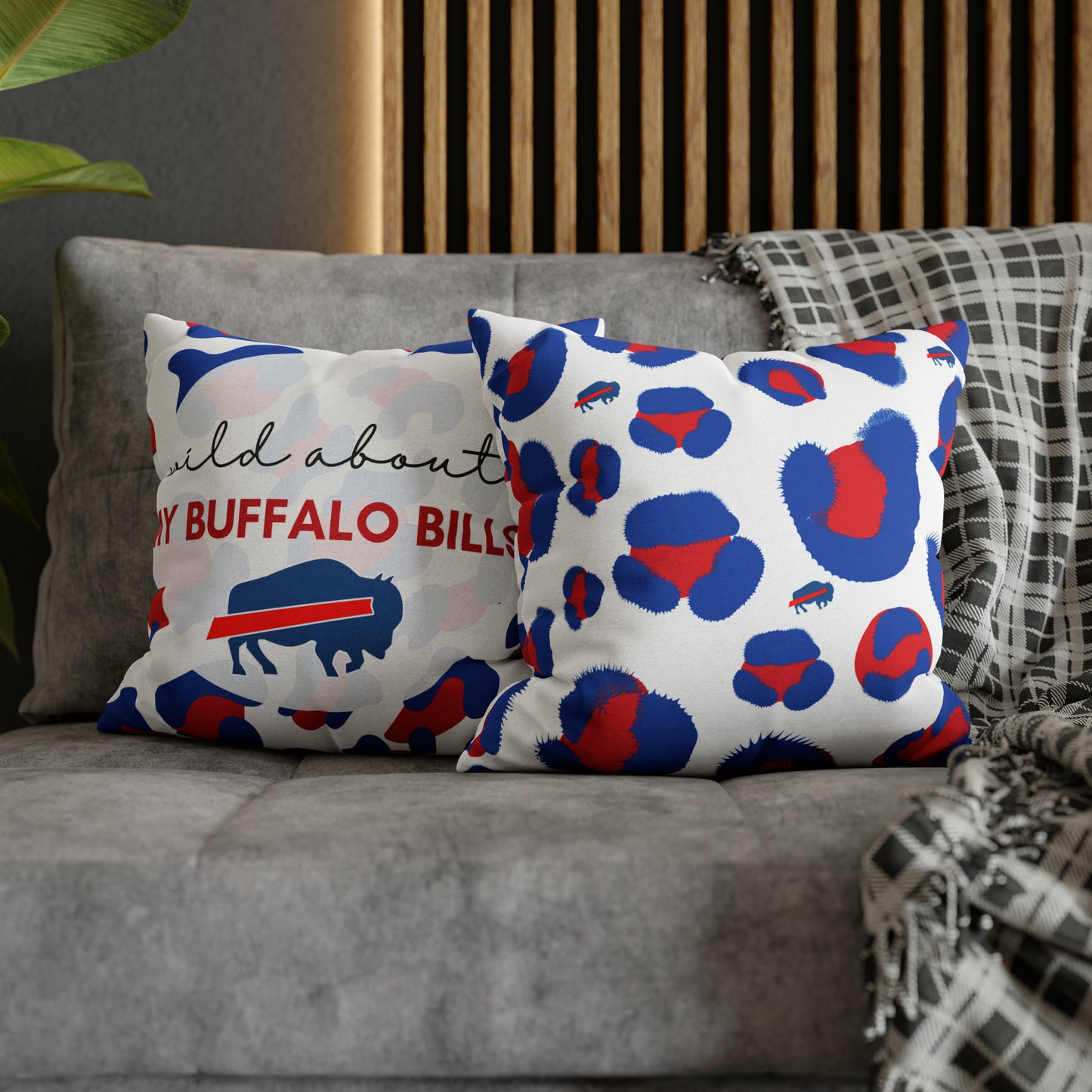 Wild About My Buffalo Bills Pillow Case