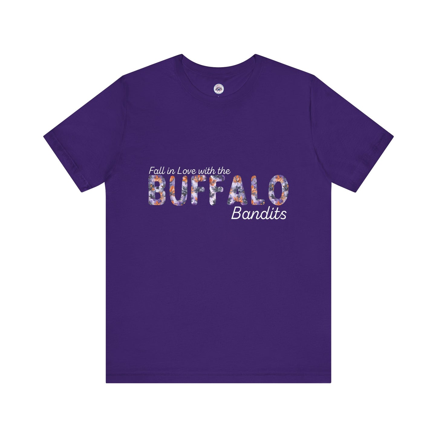 Fall in Love with the Bandits Watercolor Buffalo Leaves T-Shirt