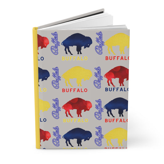 Buffalove Stampede 6" x 9" 150 Page (75 sheets) white lined paper Hardcover Journal