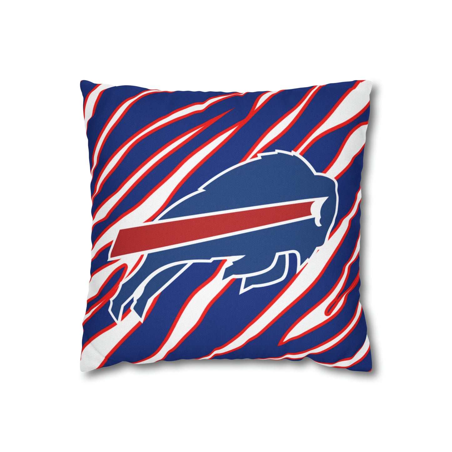 Zubaz Buffalo Bills Spun Polyester Square Pillow Case