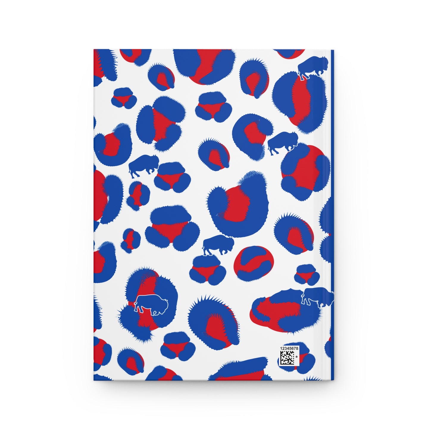 Wild About BUFFALO 6" x 9" 150 Page (75 sheets) white lined paper Hardcover Journal Matte (Pattern #5)