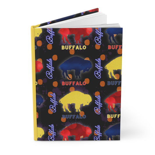 BUFFALO Stampede 6" x 9" 150 Page (75 sheets) white lined paper Hardcover Journal Matte
