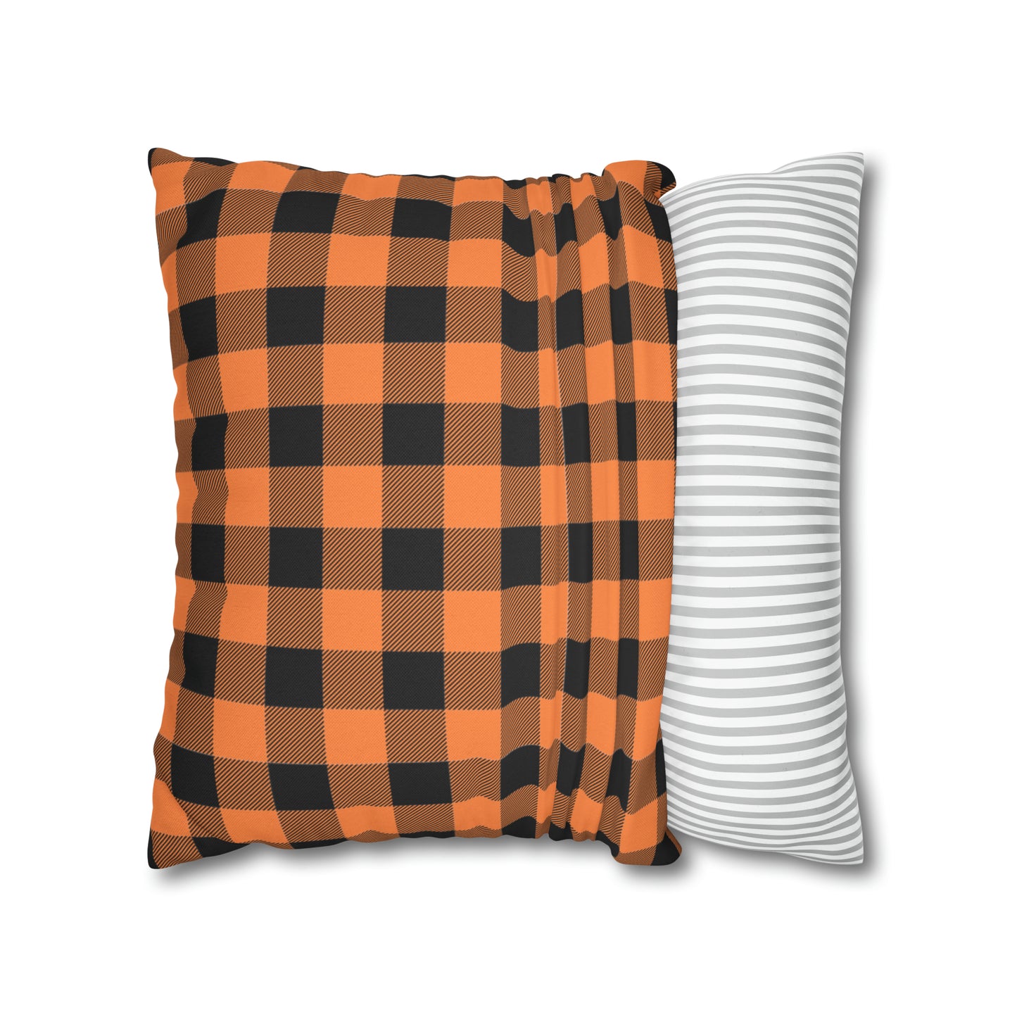 Bandits Buffalo Plaid Spun Polyester Square Pillow Case