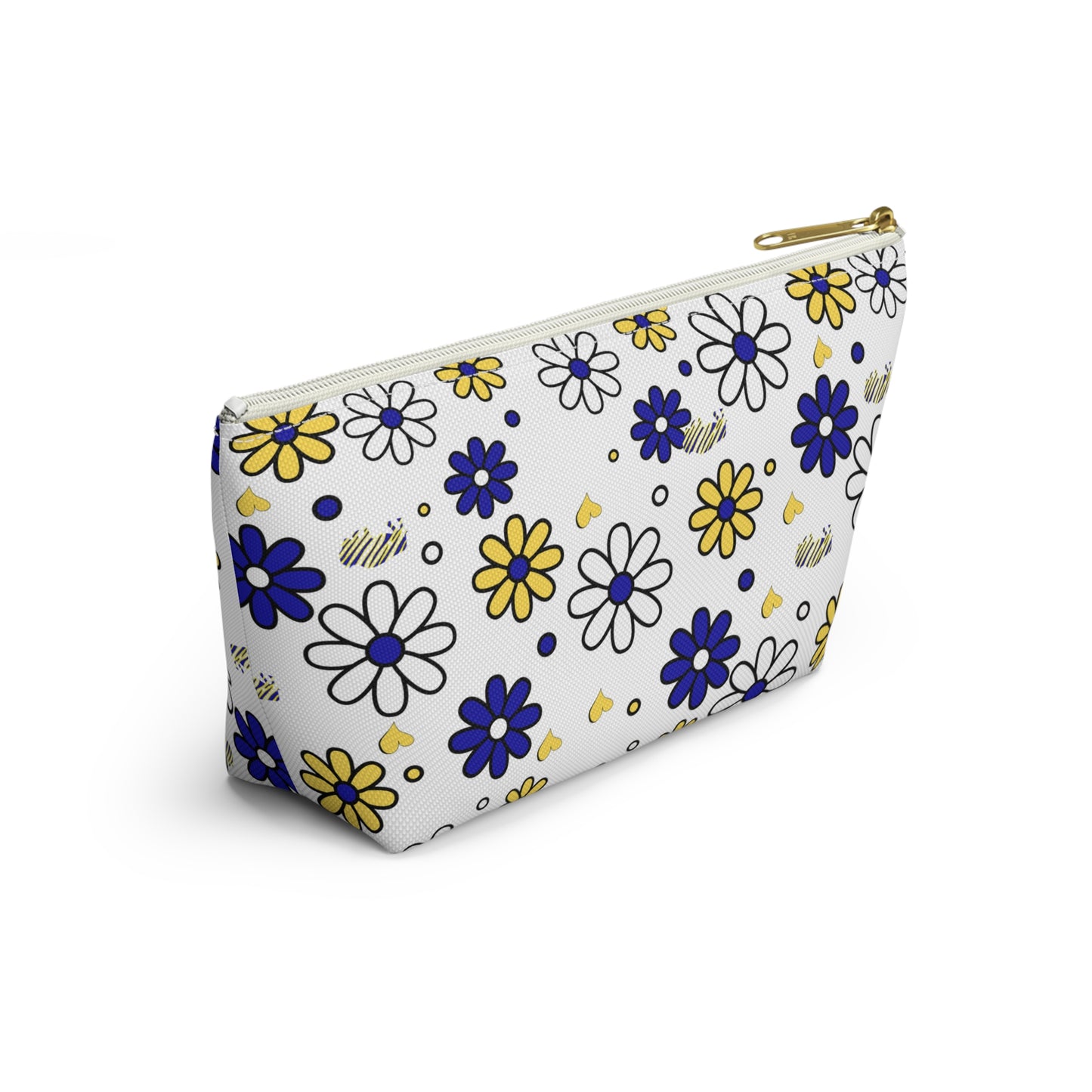 Buffalo Sabres Flower Power Retro Accessory Pouch w T-bottom