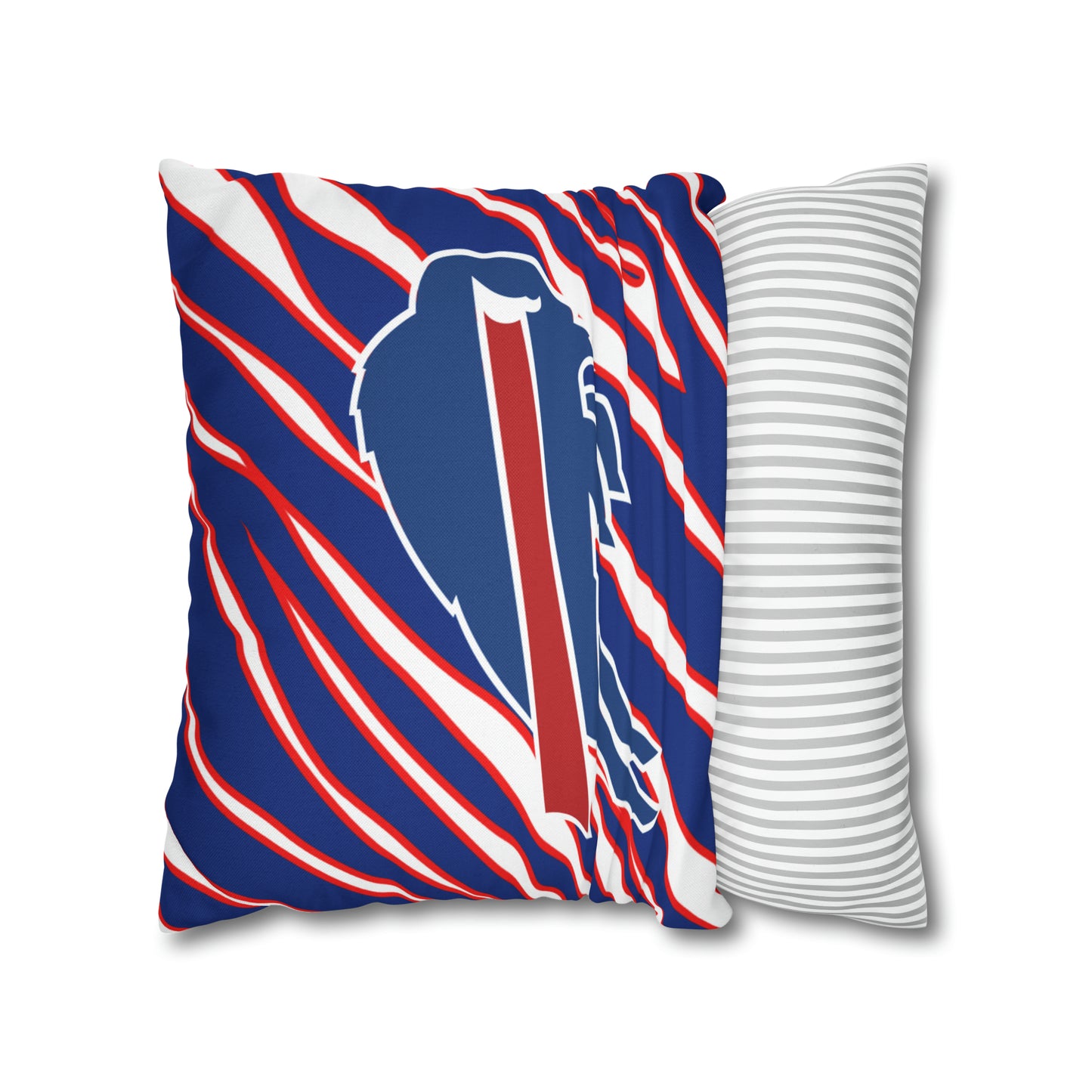 Zubaz Buffalo Bills Spun Polyester Square Pillow Case