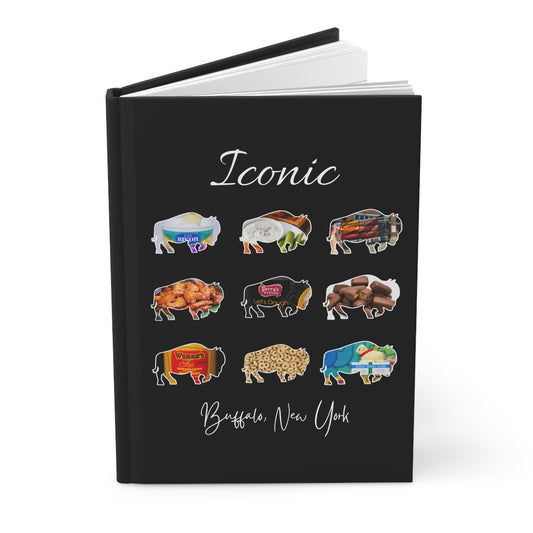 Iconic Tastes of BUFFALO, New York 6" x 9" 150 Page (75 sheets) white lined paper Hardcover Journal