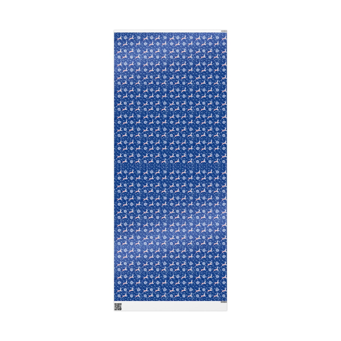 Blue Billmas Wrapping Paper