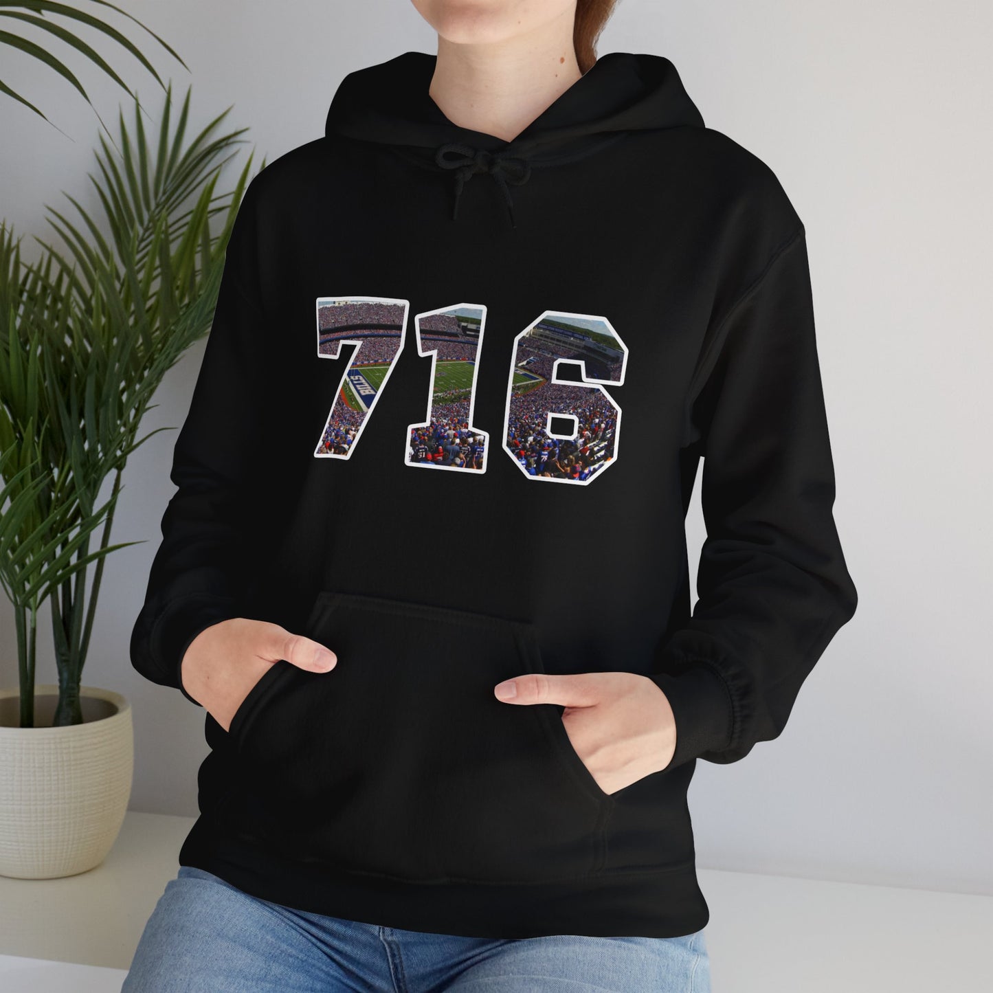 716 Buffalo Bills Stadium Unisex Heavy Blend™ Hooded Sweatshirt