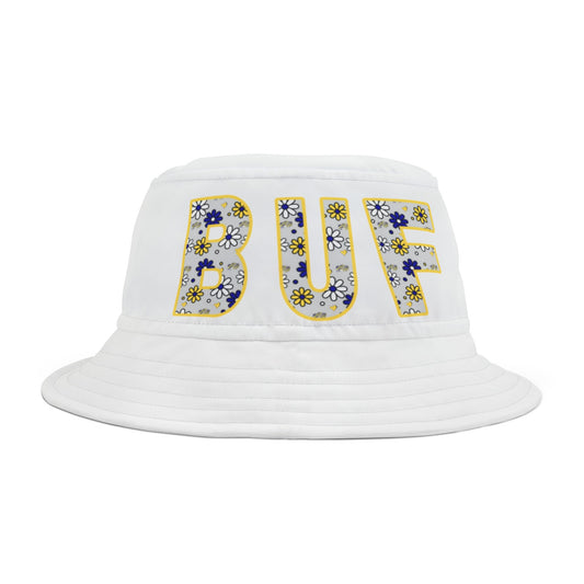 In the BUF Sabres Flower Power Bucket Hat