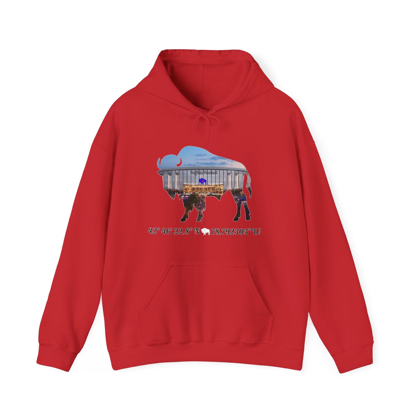 Welcome to Buffalo Football's New Stadium Unisex Heavy Blend™ Hooded Sweatshirt