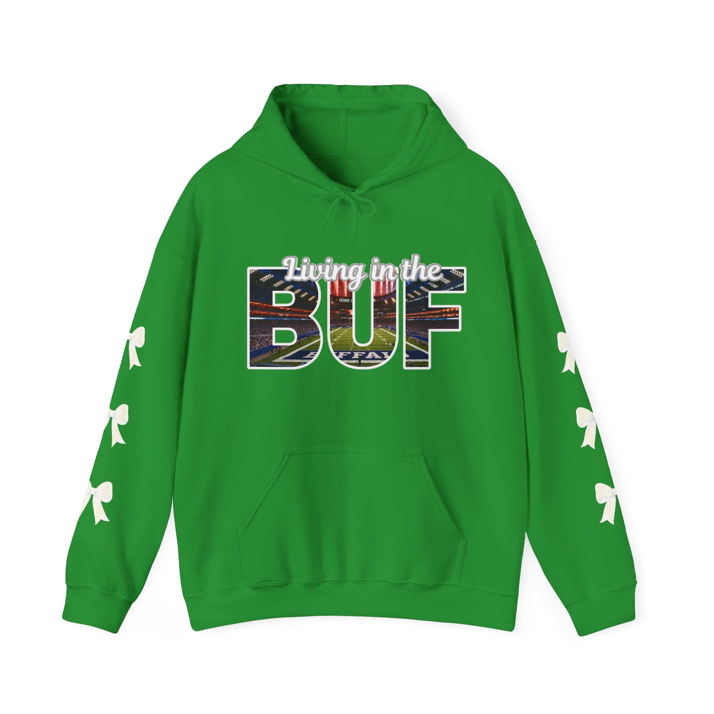 BUF Buffalo Bills Stadium Unisex Heavy Blend™ Hooded Sweatshirt