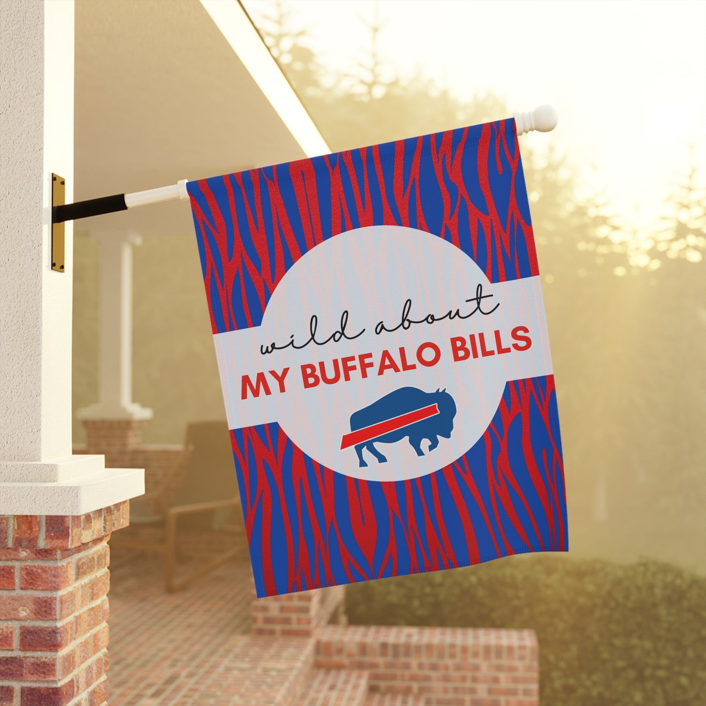 Wild About Buffalo Garden Flags Design #8