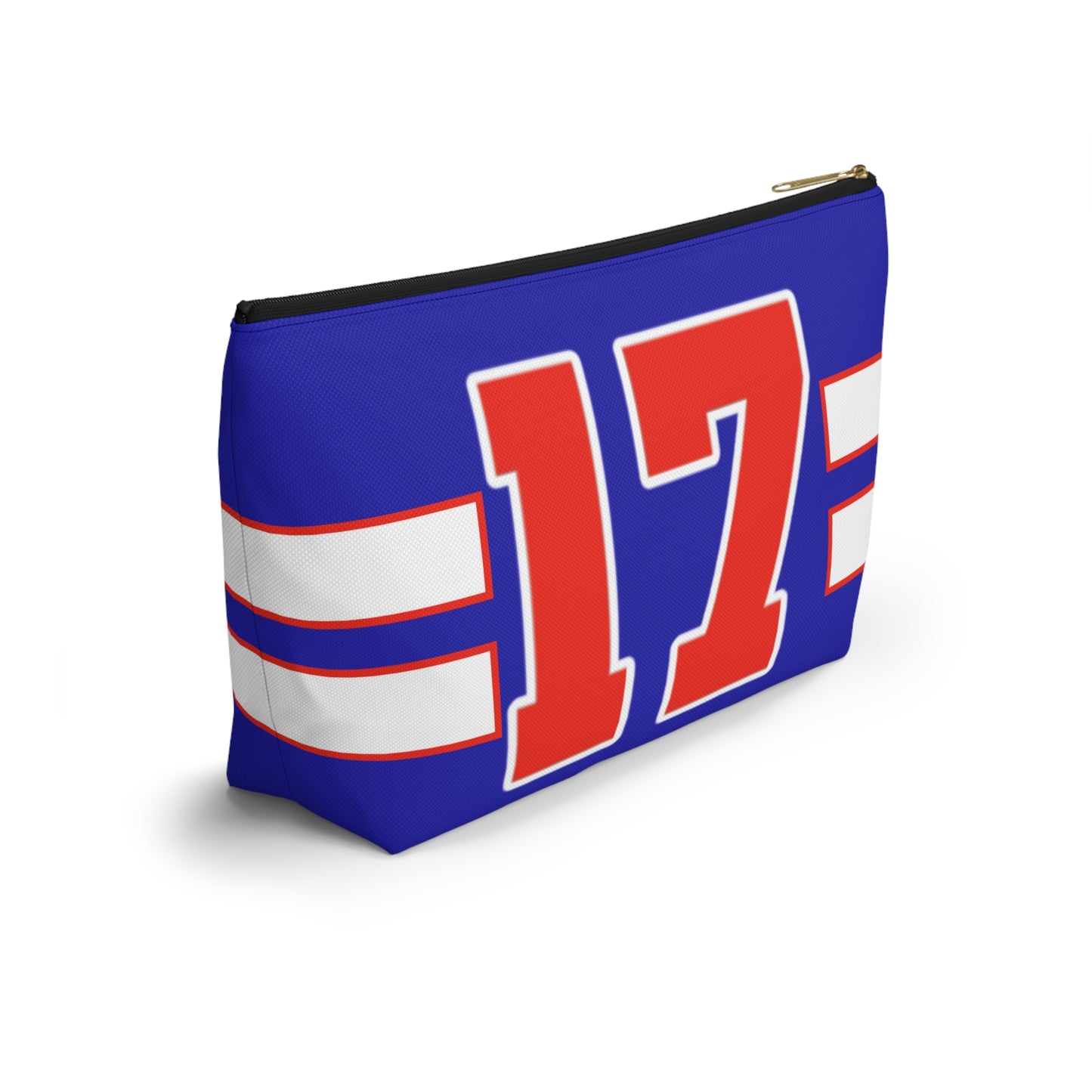 #17 Buffalo Bills Retro Accessory Pouch w T-bottom