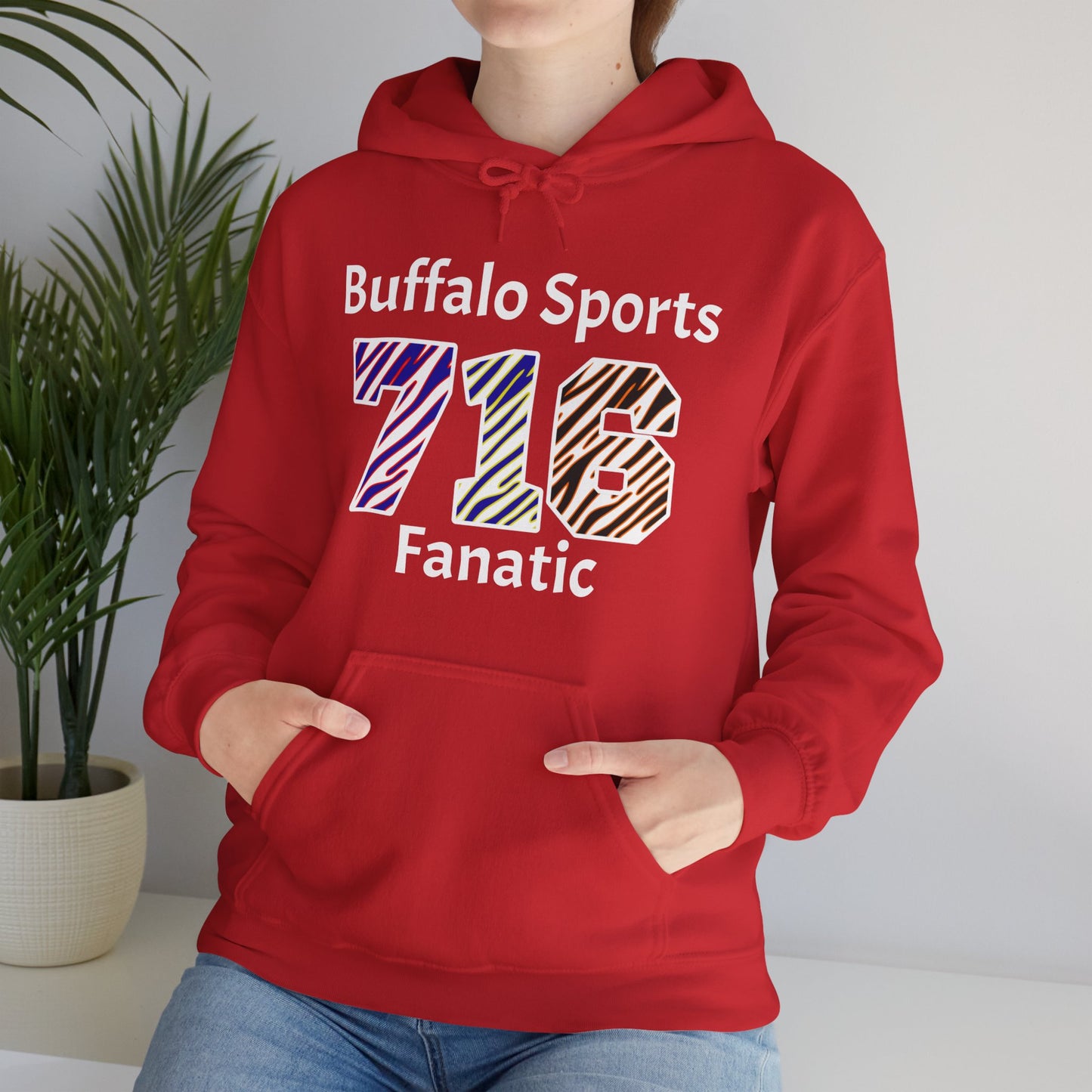 716 Buffalo Sports Fanatic Unisex Heavy Blend™ Hooded Sweatshirt