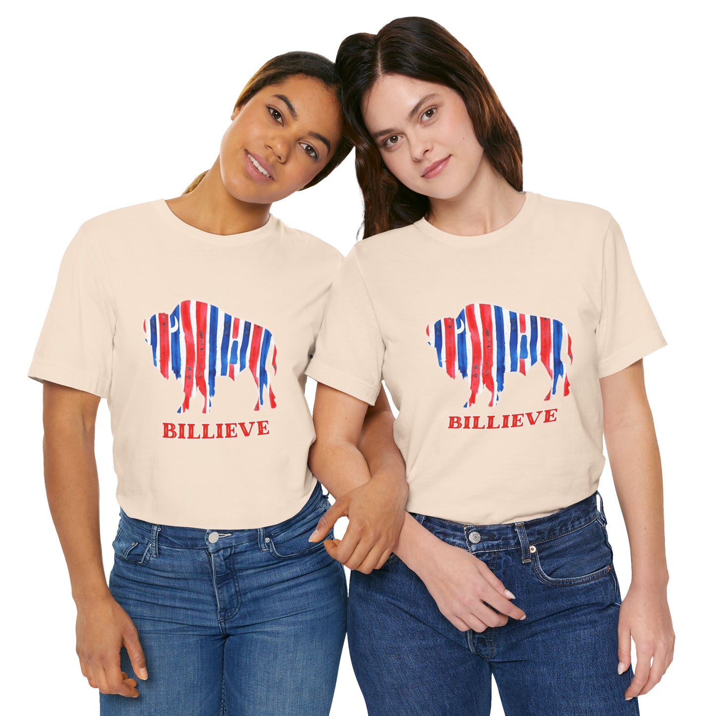 Watercolor Buffalo Unisex Short Sleeve Tee