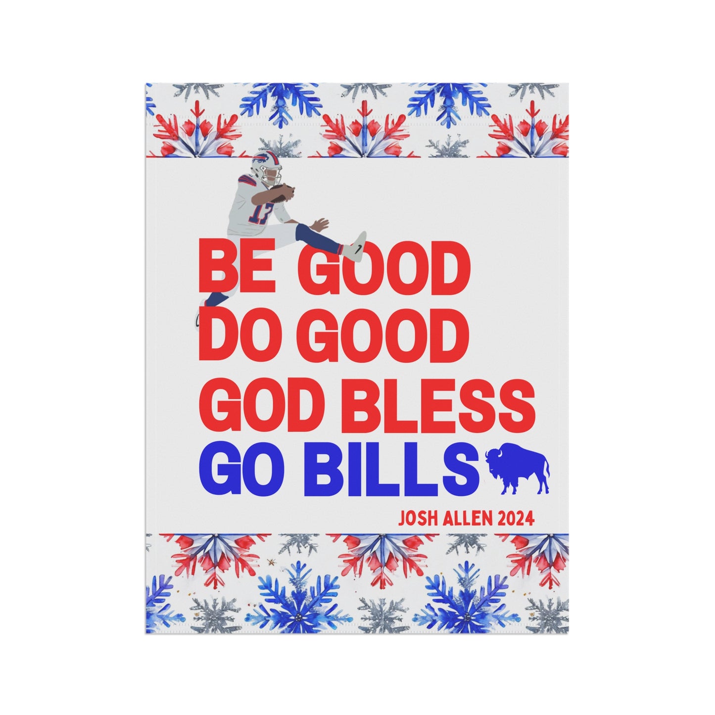 Winter Theme , Be Good, Do Good Flag