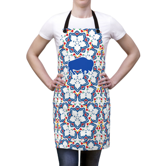 Buff Bills Apron with a Mash Up design