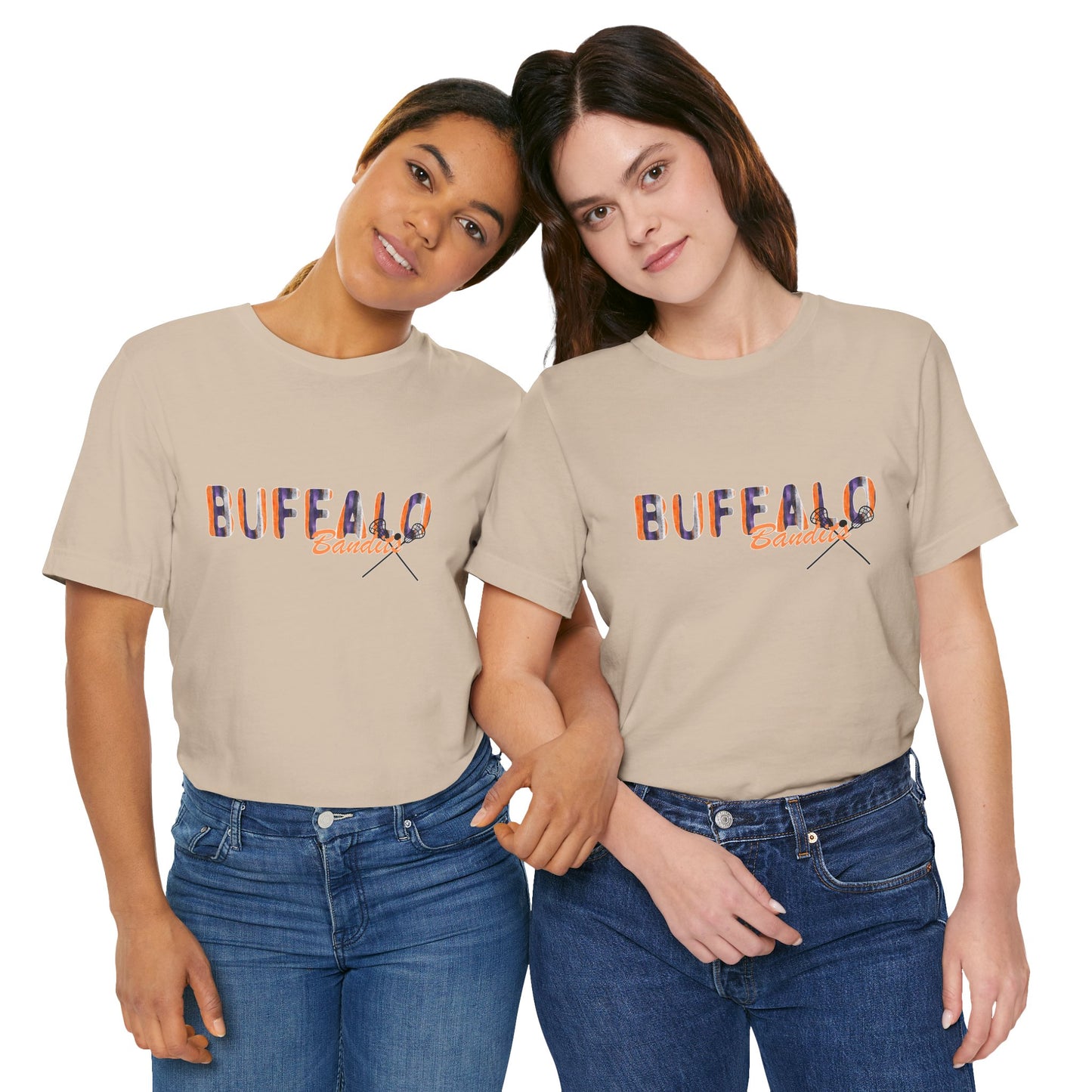 Bandits Watercolor Buffalo Unisex Short Sleeve Tee