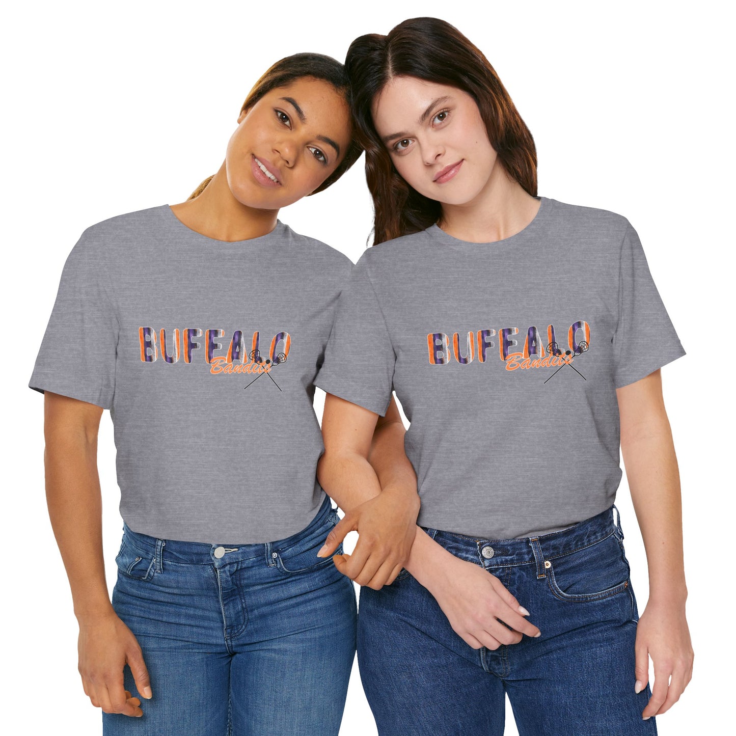 Bandits Watercolor Buffalo Unisex Short Sleeve Tee