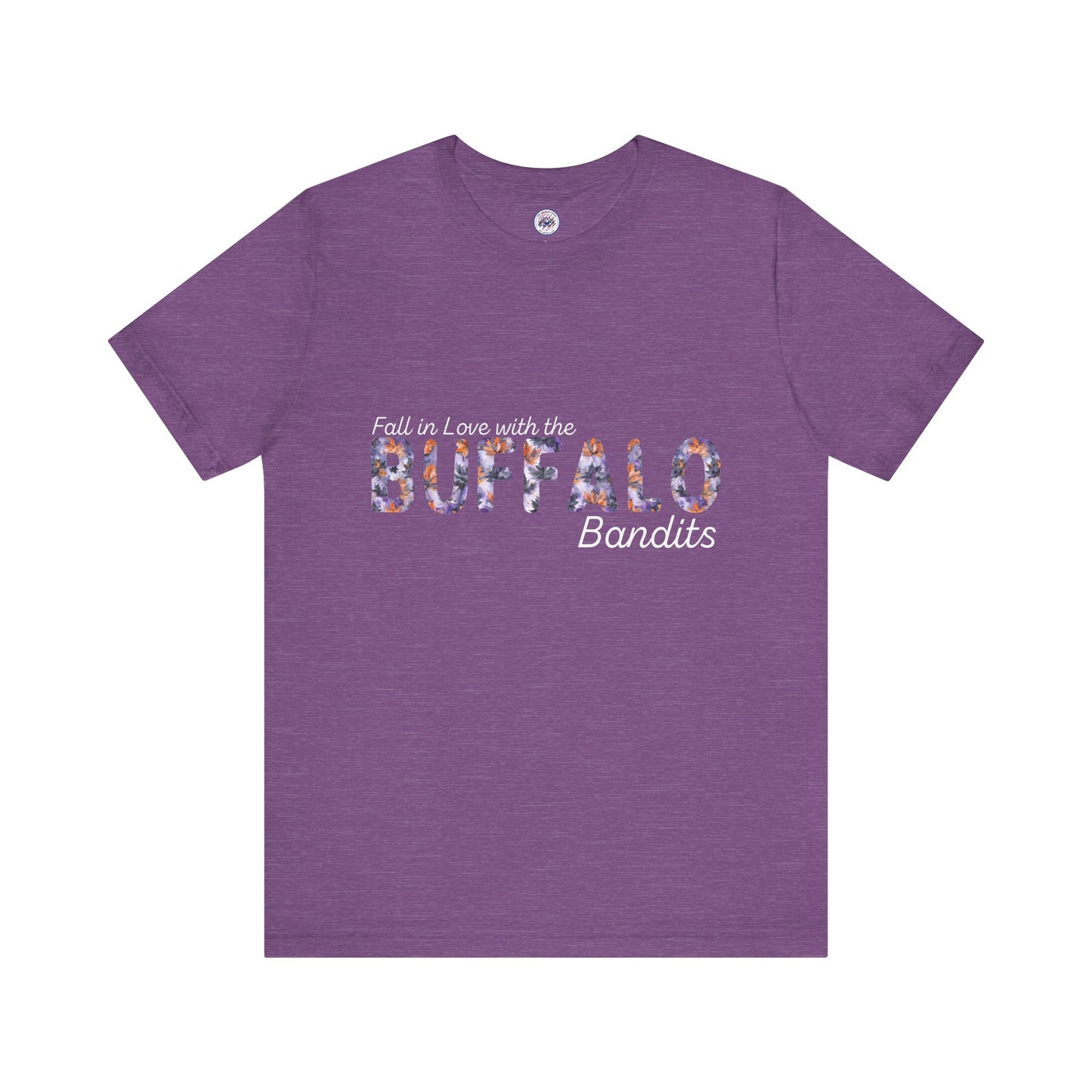 Fall in Love with the Bandits Watercolor Buffalo Leaves T-Shirt