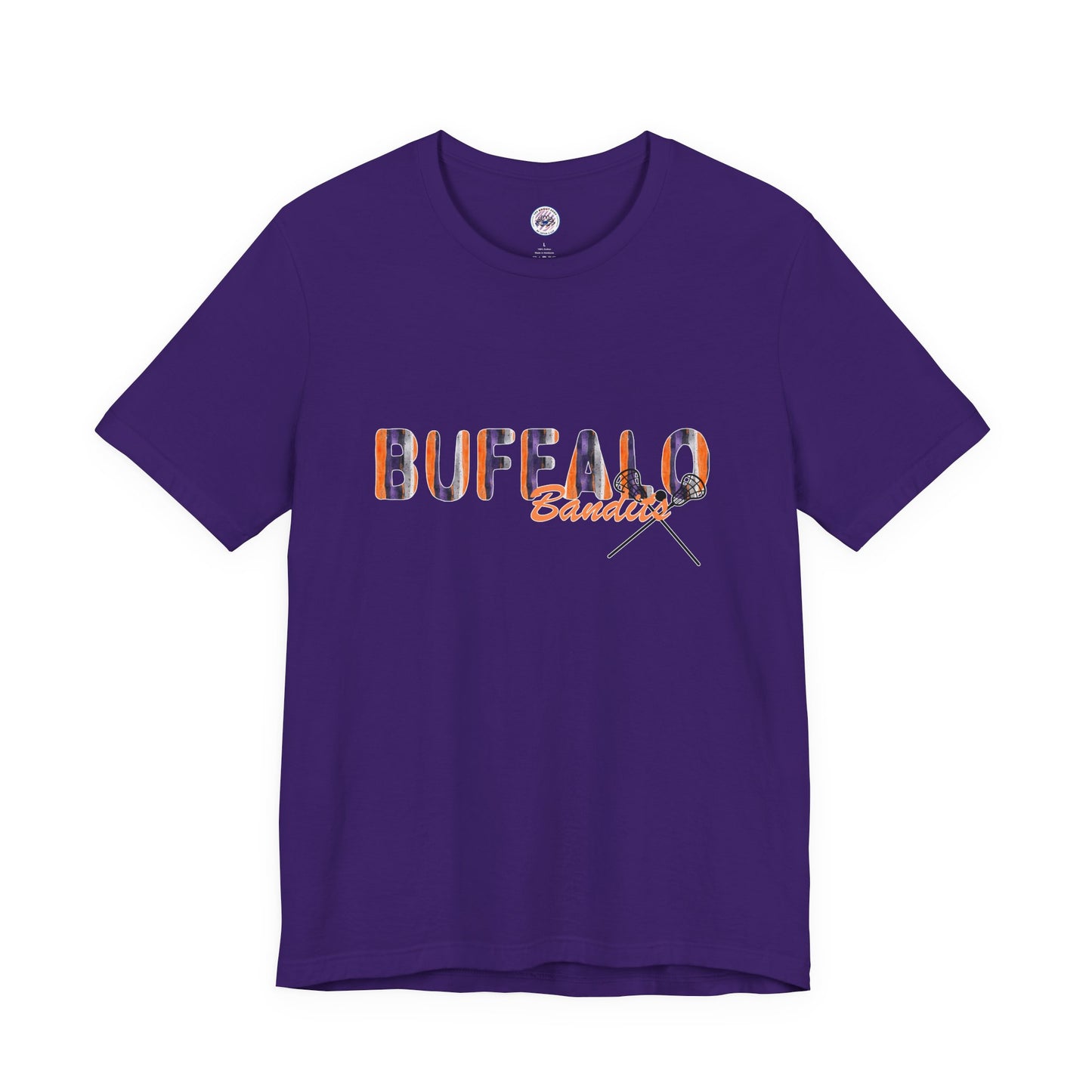 Bandits Watercolor Buffalo Unisex Short Sleeve Tee