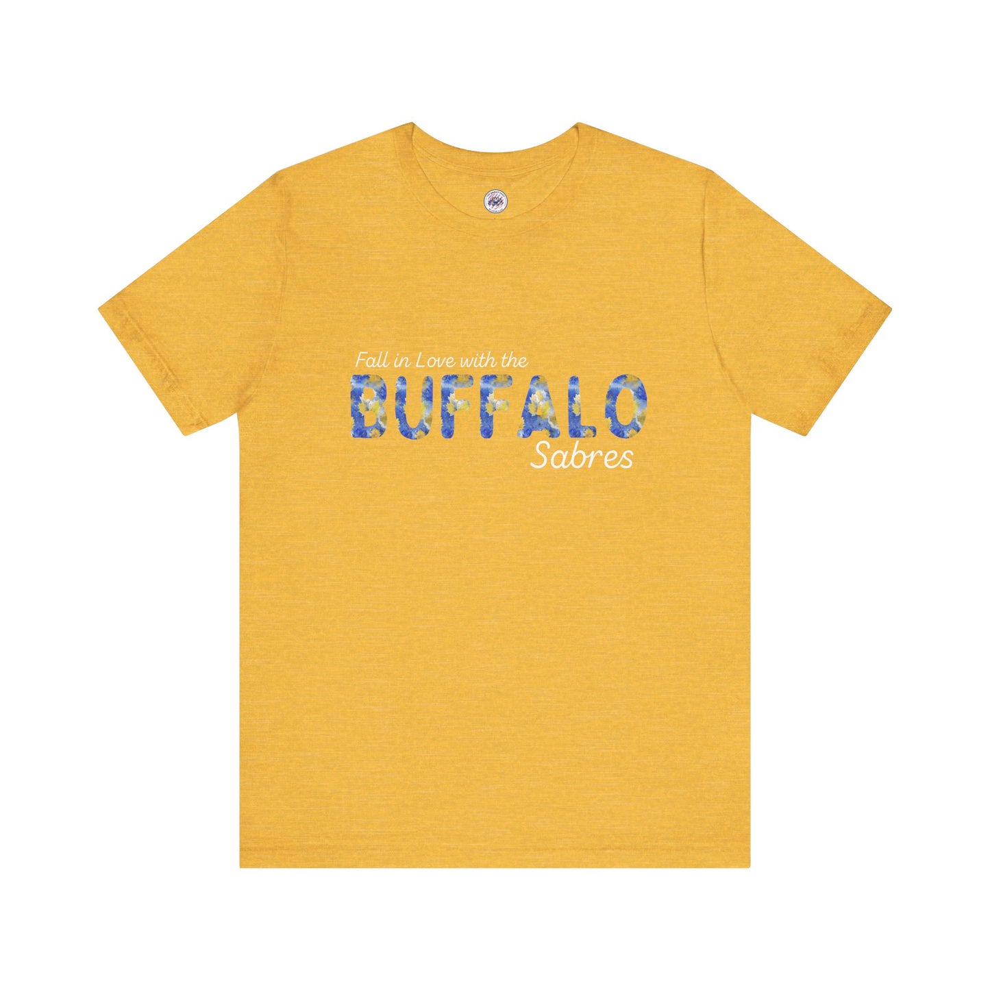Watercolor Buffalo Sabres Leaves T-Shirt (Where else would you rather be...)