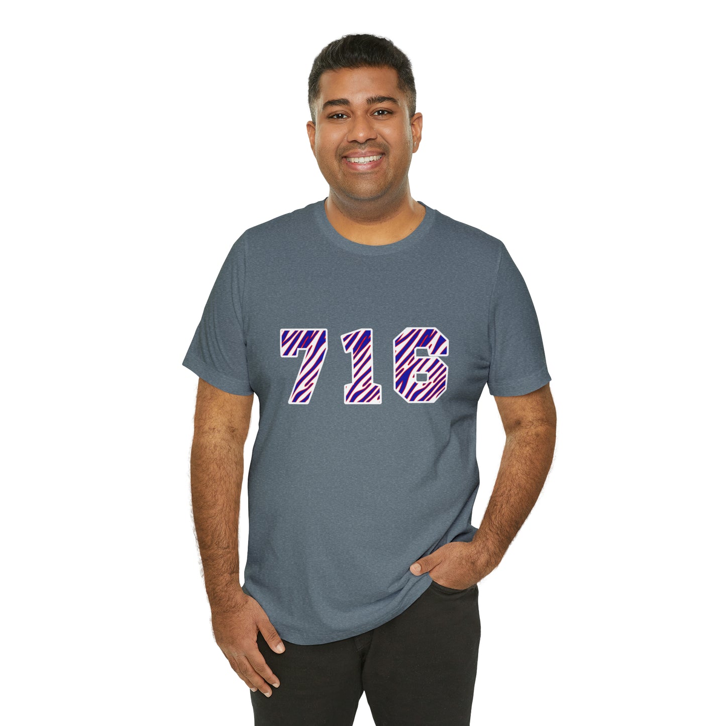 716 Buffalo Bills Zubaz Print T-Shirt