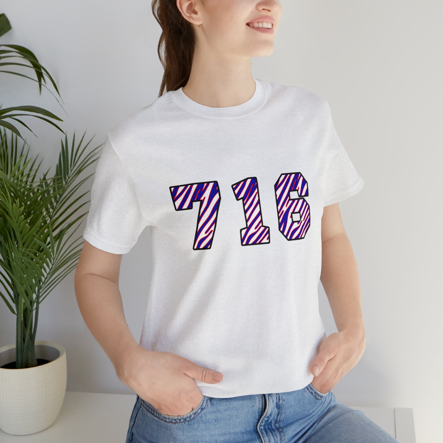 716 Buffalo Bills Zubaz Print T-Shirt