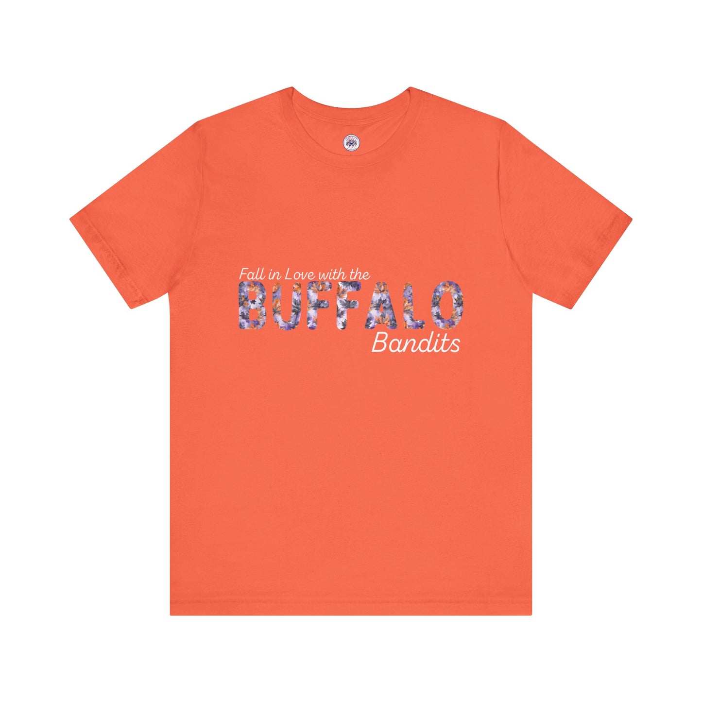 Fall in Love with the Bandits Watercolor Buffalo Leaves T-Shirt